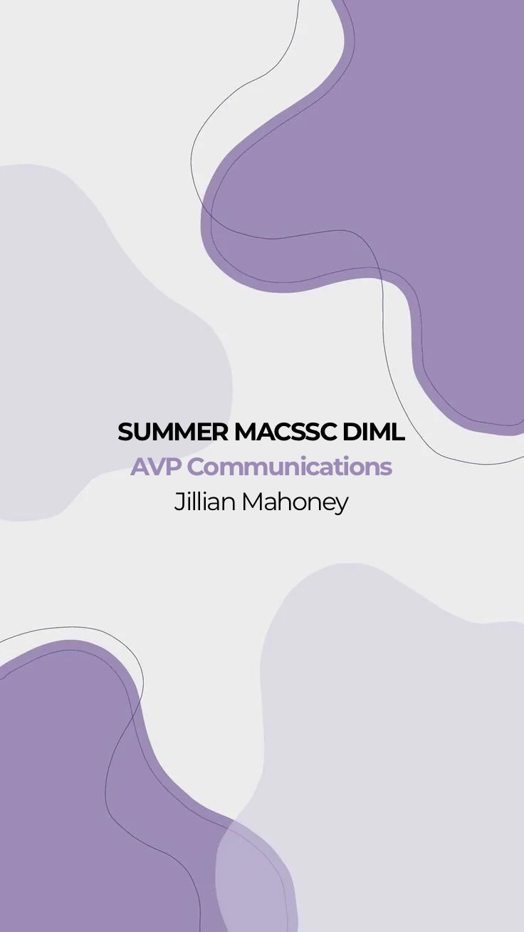 MACSSC SUMMER DIML⭐️💜
AVP of Communications: Jillian Mahoney
Hi everyone!! My name is Jillian, I’m going into my 4th year at UWO and I’m so excited to be your 2026/27 AVP of Communications:) This summer I am living at my cottage in Muskoka while working as a waitress and remotely as a social media and influencer coordinator!! Although my summer has been nothing short of amazing, I’m so excited to get back to London for my senior year and to be apart of our amazing council team🤗
Stay tuned for more summer DIML takeovers from our council members!!