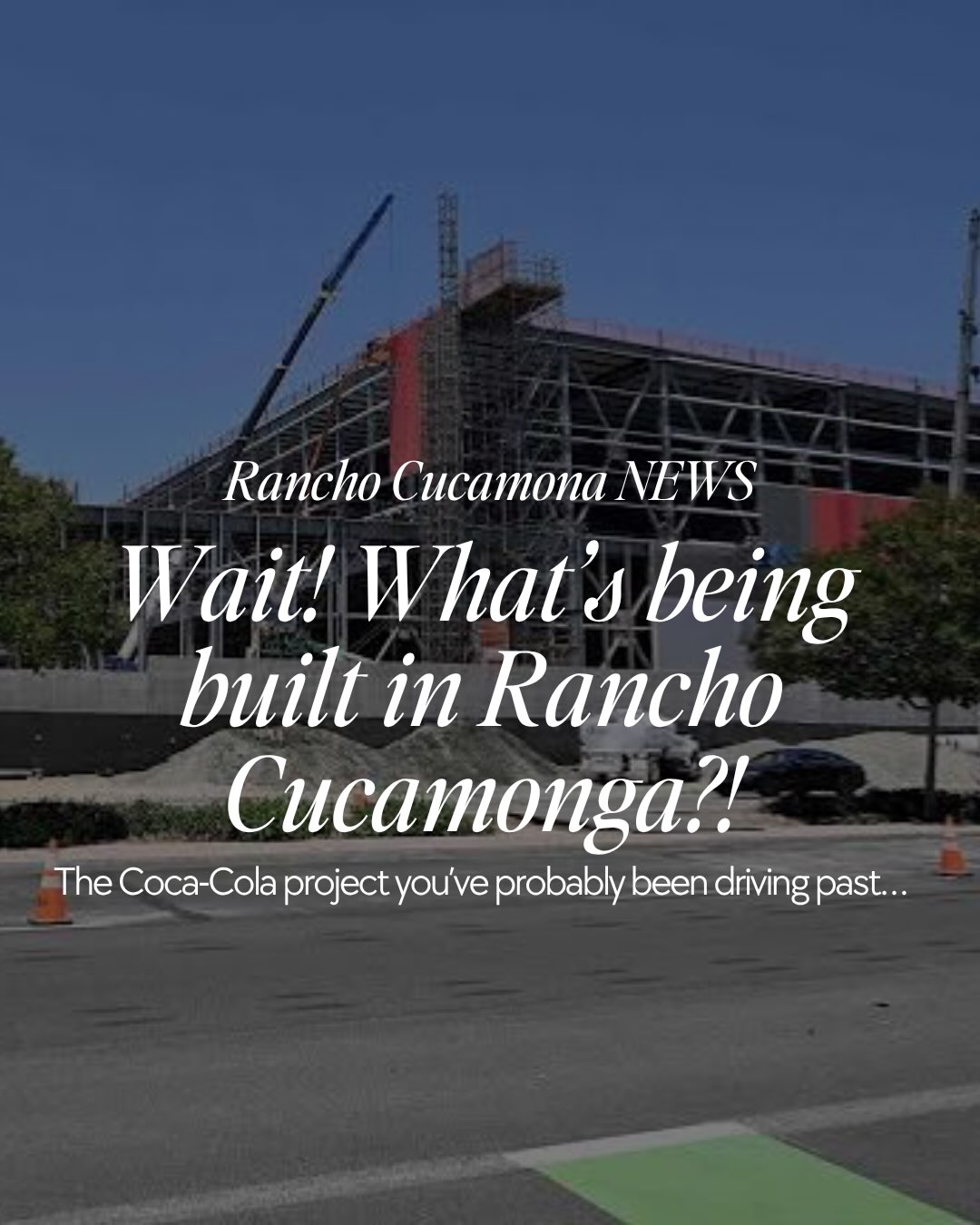 WAIT… did you know THIS is what’s being built in Rancho Cucamonga?
If you’ve driven down 6th Street lately, you’ve probably noticed the massive construction happening — but you may not realize what’s actually coming. The new Reyes Coca-Cola Bottling facility is bringing a $650 million investment to Rancho and transforming the existing site into a 620,000-square-foot manufacturing, bottling, and distribution campus.
That means Coca-Cola products won’t just be stored here… they’ll actually be produced right here in our community.
A few things that surprised me:
🥤This will be one of California’s newest Coca-Cola production facilities in decades
🥤The campus is expected to produce around 30 million cases annually
🥤It will support jobs in manufacturing, engineering, logistics, and more
Growth like this always brings conversation — excitement, questions, and everything in between.
So I want to know…
👇 What do you think about this new addition to Rancho Cucamonga?
Are you excited about the investment and jobs, or are you wondering how it will impact traffic and growth?
Drop your thoughts below!
CANDICE NEWMAN | CN REALTY | CalDRE 01924842