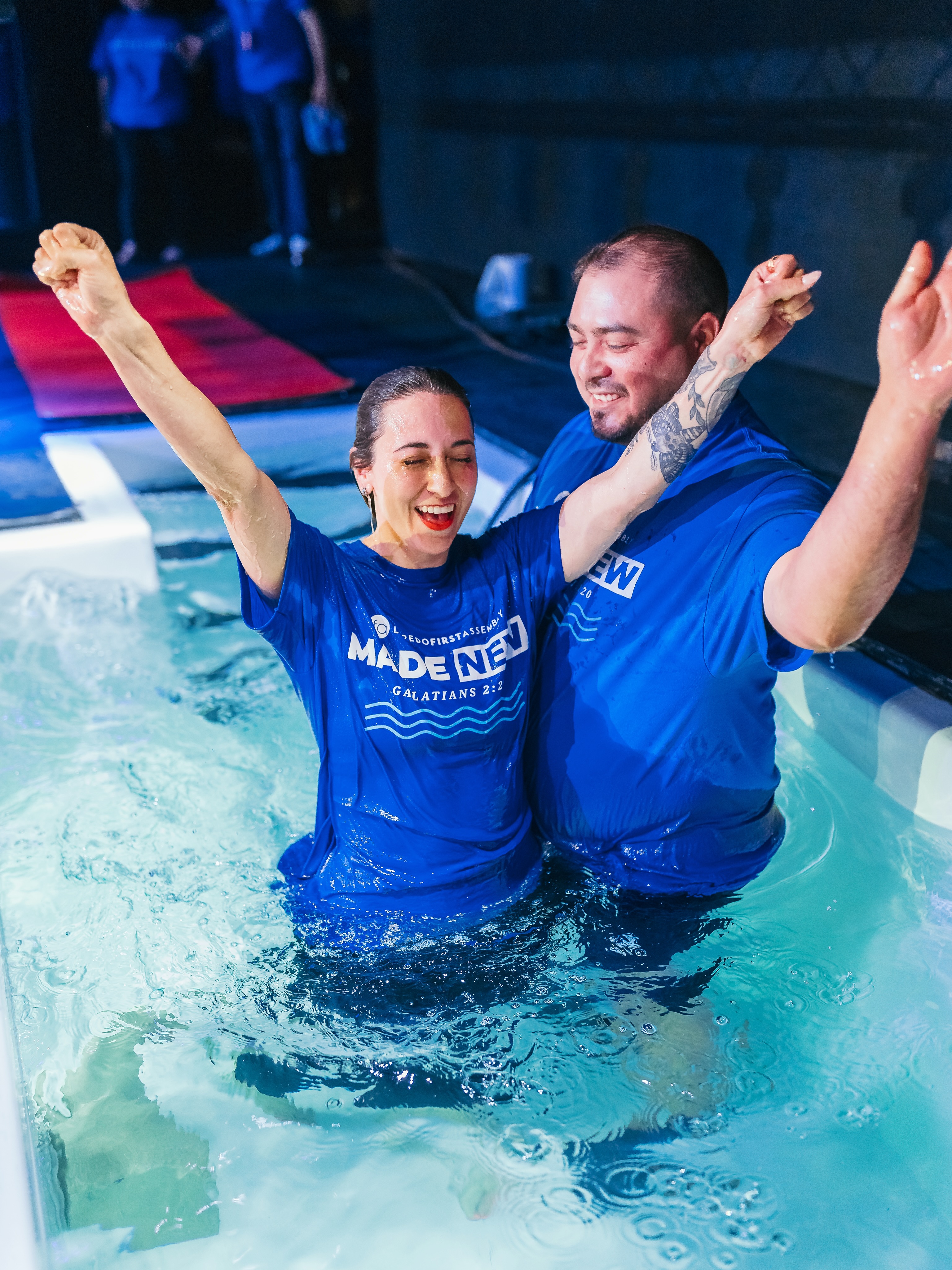 SAVED & MADE NEW 💙 THANK YOU JESUS! 🙌🏼 #SundaysAtLFA #BaptismSunday #baptism #waterbaptism #laredo