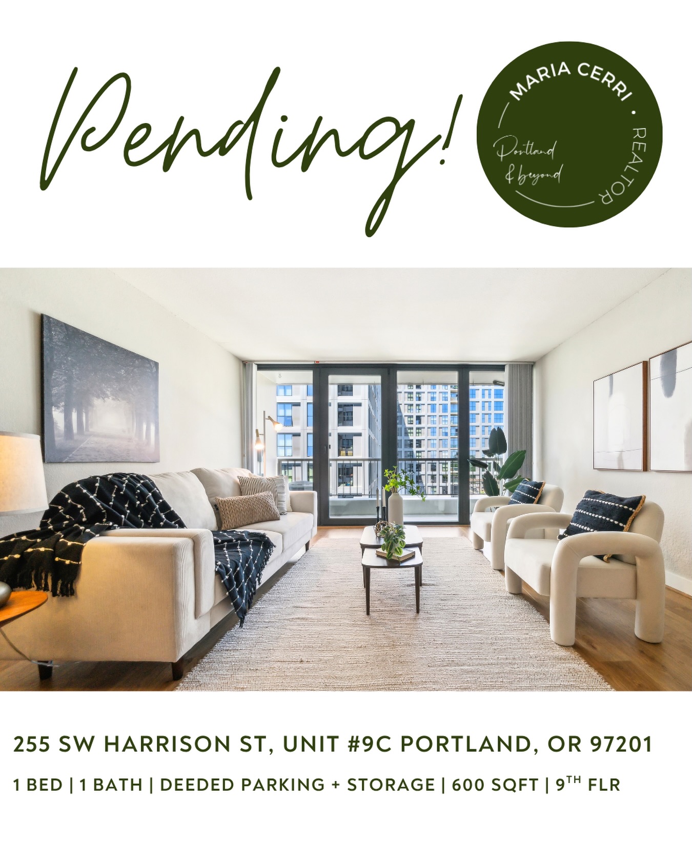 Downtown condos are definitely harder to sell right now between interest rates and HOA fees, it makes it more difficult for buyers to handle but we got a great buyer and inspections are today! π₯
π 255 SW Harrison St 9C, Portland, OR 97201
1 bed ποΈ β1 bath π | deeded parking + storage π | 600 sqft π | 9th floor
MLS 542880696
.
.
.
#pdxrealestate #portlandrealestate #oregonrealestate #portlandoregon #downtownportland