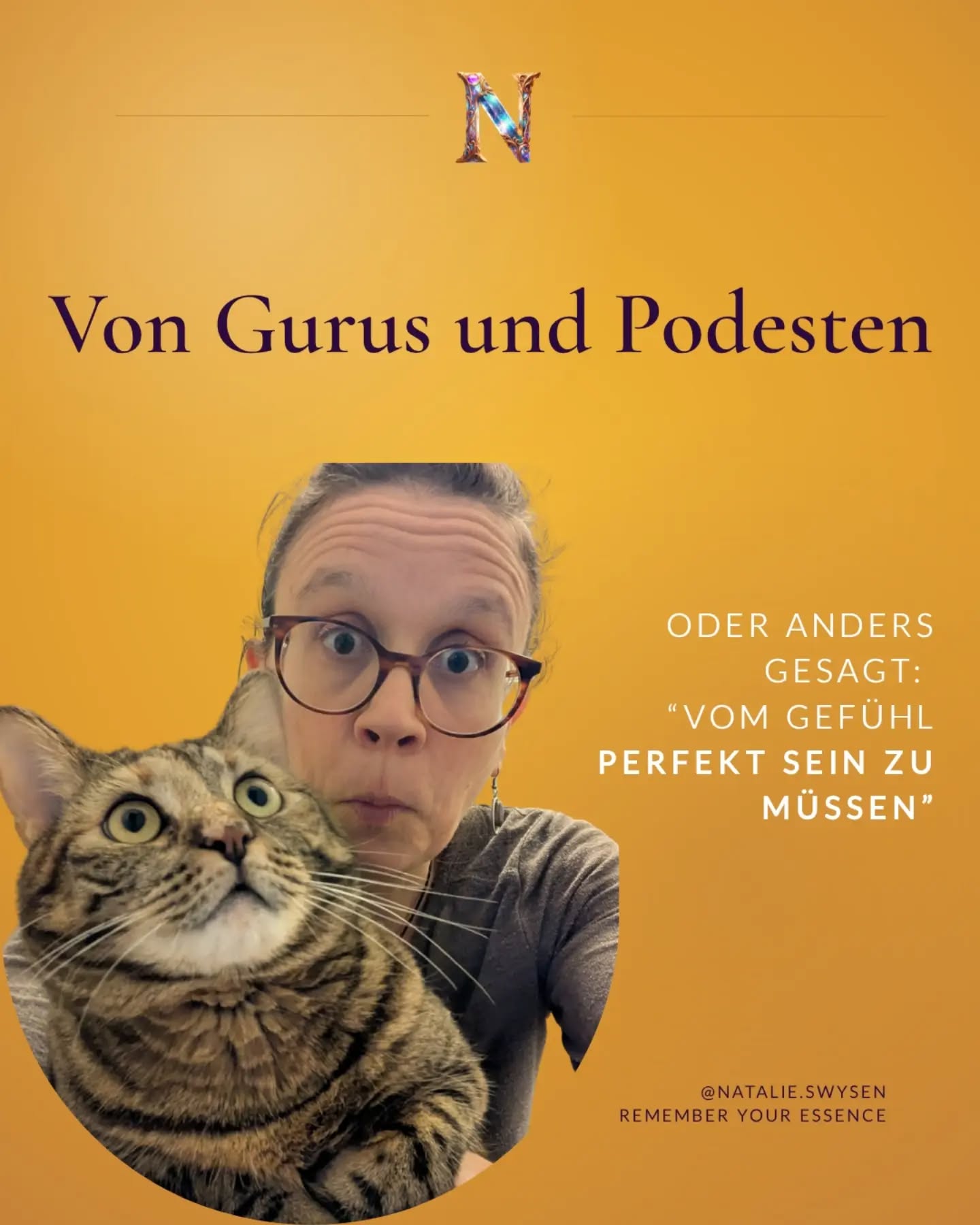 Wir sollten aufhören uns, für unsere nicht so schönen Seiten zu schämen. V.a. wir, die hier als Leaderinnen, Heilerinnen, Mentorinnen und Coaches aktiv an der Veränderung mitarbeiten. Und ja, ich rede hier auch direkt zu mir. 😉
Und diejenigen, die unsere Dienste in Anspruch nehmen, sollten aufhören zu glauben, nur jemand der sein Leben perfekt im Griff hat und sämtliche Themen gelöst hat und am besten schon 100 Jahre alt ist, sei fähig sich Heilerin, Coach, Mentorin, Wegbegleiterin etc. zu nennen. Denn man ist ja erst ab einem gewissen Alter in der Lage anderen Menschen zu helfen, nicht wahr? 🙄
Aus genau diesem Grund ist dieser Post entstanden.
Ich bin froh, dass ich solch tolle Frauen, wie @jenny_wenner @svenja.carstens @anina.gepp @juliachristinehackl zu meinen Mentorinnen, Inspirationen und Wegbegleiterinnen zählen kann, die ihren Weg hier auf Insta authentisch und natürlich begehen und ihn auch zeigen.
Happy Full Moon im Wassermann mitten in der Löwesaison! 🌝🦁
#schamanismus #manifestorin #wegbegleitung #lionsseason #fullmoon
