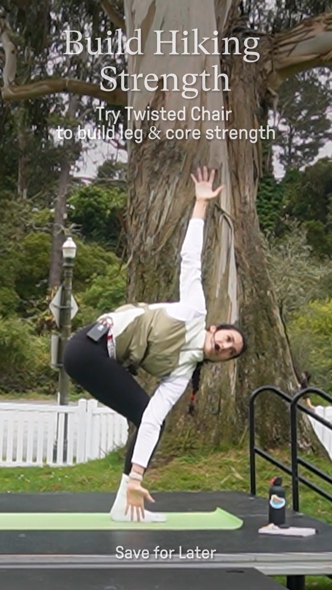 Steep climbs require more than strong legs.
Twisted Chair builds strength through your quads, glutes, and core while improving rotational mobility through your spine.
It's a great pose for preparing your body for long hikes, climbing hills, or carrying a backpack.
👉🏼 Save this before your next hike.
🌿 Join me for free yoga at @thewhalestail_sf in Golden Gate Park most Saturdays.
💻 Can't join us live? Practice the full replay online.
🔗 Links in bio.
#SanFrancisco #SanFranciscoYoga #BayArea #BayAreaYoga #GoldenGatePark
