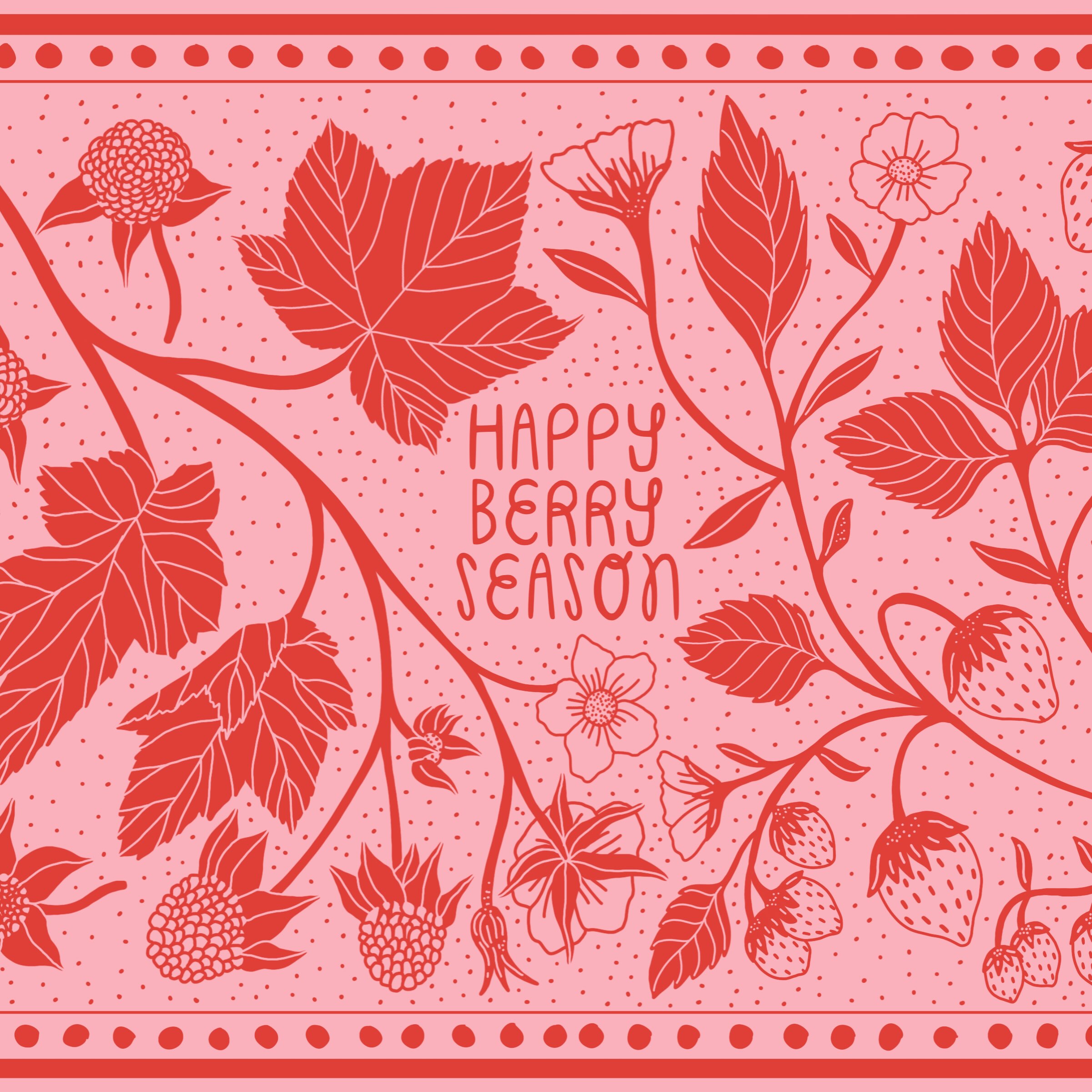 Working on some new summery designs that I’ll have available at the @northcountryfairarcata in September! Berries are SO summer to me! What says summer to you?
.
.
.
#berries #summer #postcarddesign