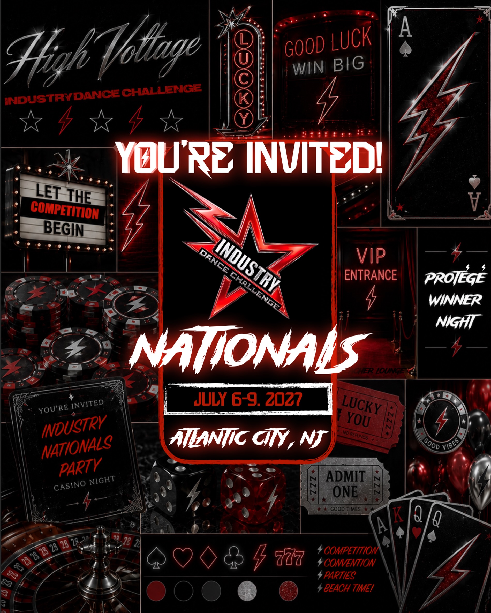 IT’S FINALLY HERE ⚡️ THE FIRST EVER INDUSTRY NATIONALS ⚡️REGIONAL REGISTRATION OPENS TOMORROW ⚡️ NATIONALS INFO PACKET AVAILABLE AUGUST 5TH ⚡️