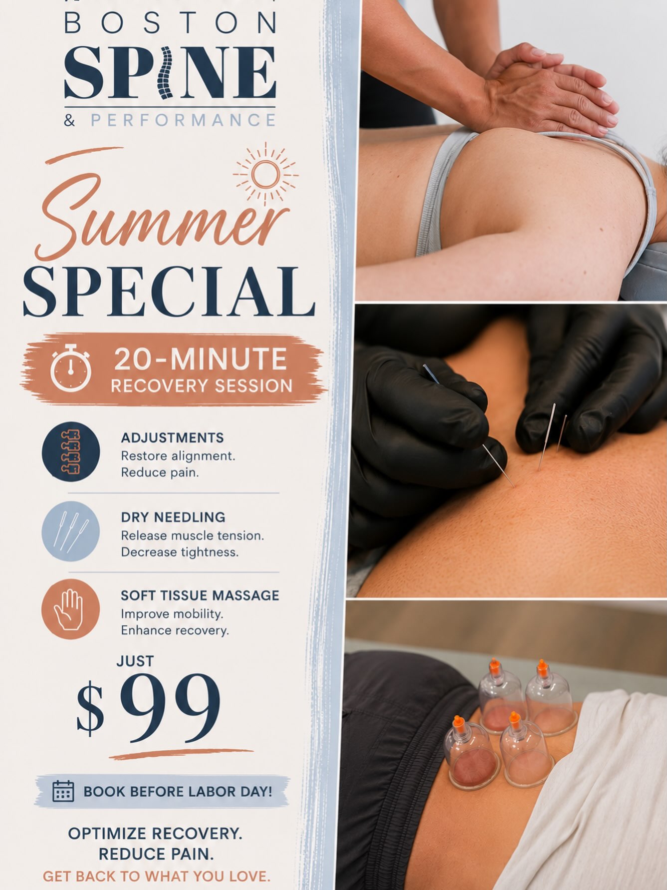You asked, we listened!
•
Bringing back recovery sessions for the month of August! This is a limited time offer, ending on Labor Day. Don’t miss out 😘
•
Text to book 617-209-9715