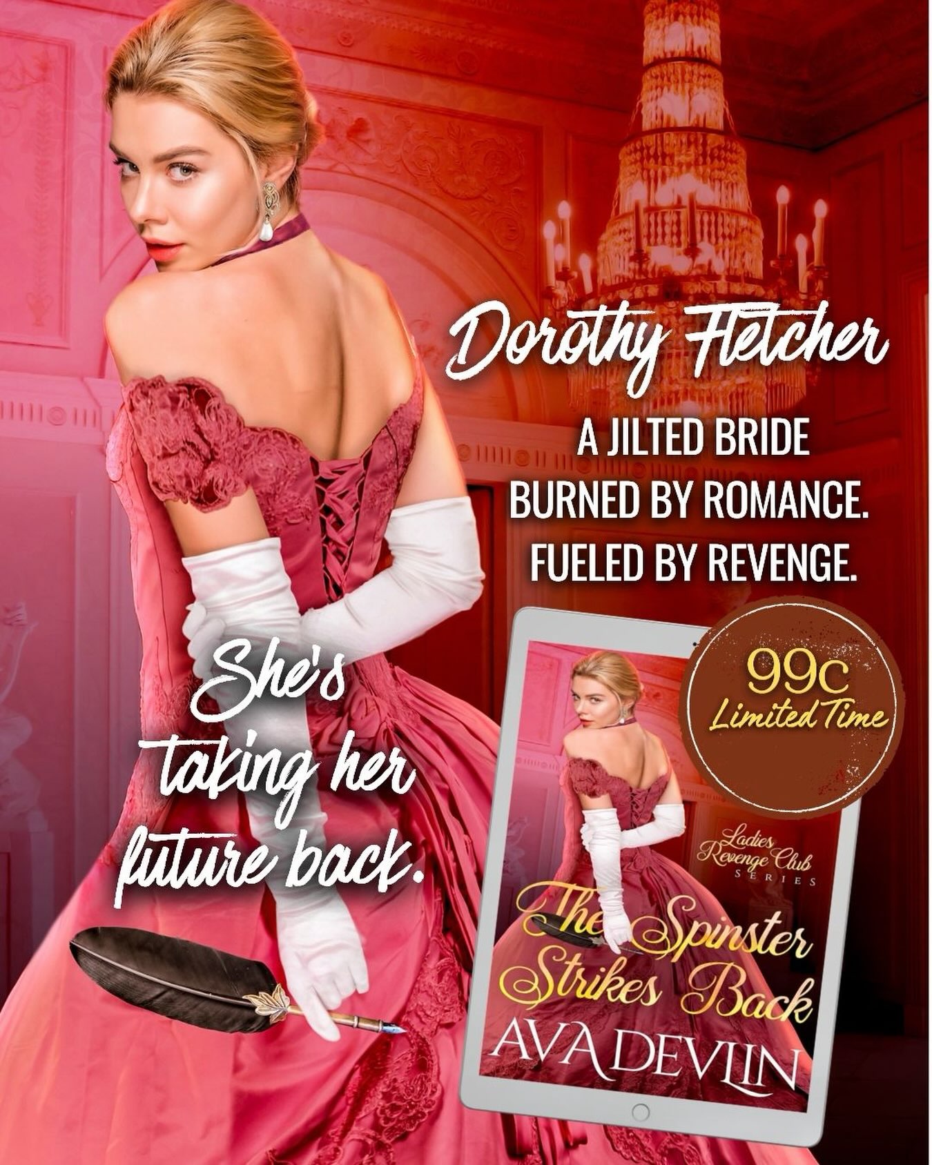 ❣️SALE ALERT❣️
The Spinster Strikes Back is on sale for 99c. Grab the book that launched the Ladies’ Revenge Club!
Available here…
https://amzn.to/3SDH0In
Jilted Bride
Hero is Ex’s Secret Bastard Brother
Illegitimate Hero
Enemies to Lovers
Found Family
Revenge
Slow Burn
Dot Fletcher’s happiness turned to horror when she was abandoned at the altar, humiliated in front of the cream of London Society. One year later, when the woman she was scorned for shows up at her front door, heavily pregnant and just as scorned, the two join forces to destroy the man who betrayed them both. They’ll have to go up against the most formidable barrister in London to do it.
Silas Cain, the secret bastard brother of the rakish Earl of Bentley, will protect his badly behaved little brother at all costs, no matter how drawn he is to the fiery and determined Miss Fletcher.
The Spinster Strikes Back is an enemies-to-lovers regency romance with a twist. It is the the first installment in the Ladies’ Revenge Club series, but can be enjoyed as a stand-alone story. If you enjoy a steamy slow burn, witty banter, and a sweet happily ever after, grab your copy today!