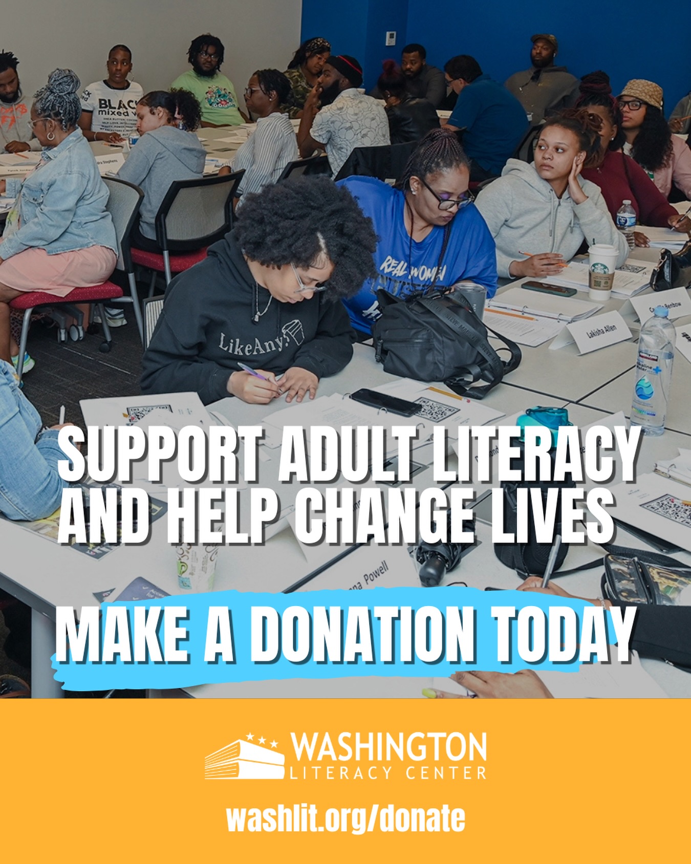 The Washington Literacy Center, is committed to empowering adult learners with the tools they need to build brighter futures—but we can’t do it alone.
❤️ You can make a difference. Your support helps provide life-changing literacy instruction, educational resources, and hope to those working toward a better tomorrow.
Donate today and help open the door to opportunity through literacy. Every gift, no matter the size, makes an impact. Help change lives at the link in our bio: washlit.org/donate🔗
#adultliteracy #adultlearners #washlit #donate #nonprofit