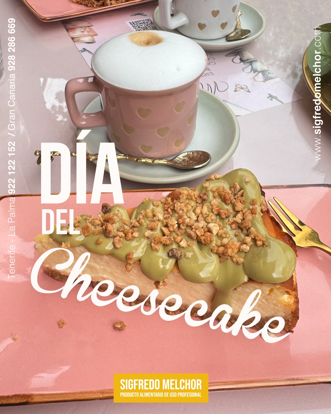 🍰 Hoy es el Día del Cheesecake y había que celebrarlo.
Si hay un postre que nunca falla en una carta, es este. Cremoso, versátil y con mil posibilidades.
En Sigfredo Melchor encontrarás desde cheesecakes listos para servir, en diferentes sabores y formatos, hasta el queso crema ideal para preparar tu propia receta.
Porque sabemos que cada negocio tiene su forma de hacerlo, pero todos buscan lo mismo: un postre que haga que el cliente quiera repetir.
¿Con cuál te quedas? 👇
📍 Tenerife · La Palma · Gran Canaria
🌐 www.sigfredomelchor.com
#DíaDelCheesecake #Cheesecake #Hostelería #Pastelería #Foodservice