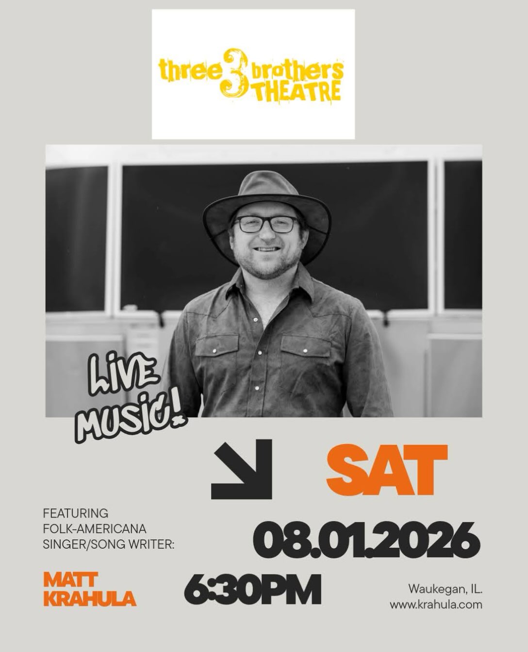 See you all tonight at @threebrotherstheatre I’ll be performing some songs at the @ltheorycollectivedance Summer Dance Show!
#musicanddance #waukegan #livemusicwaukegan #livemusicillinois #threebrotherstheatre