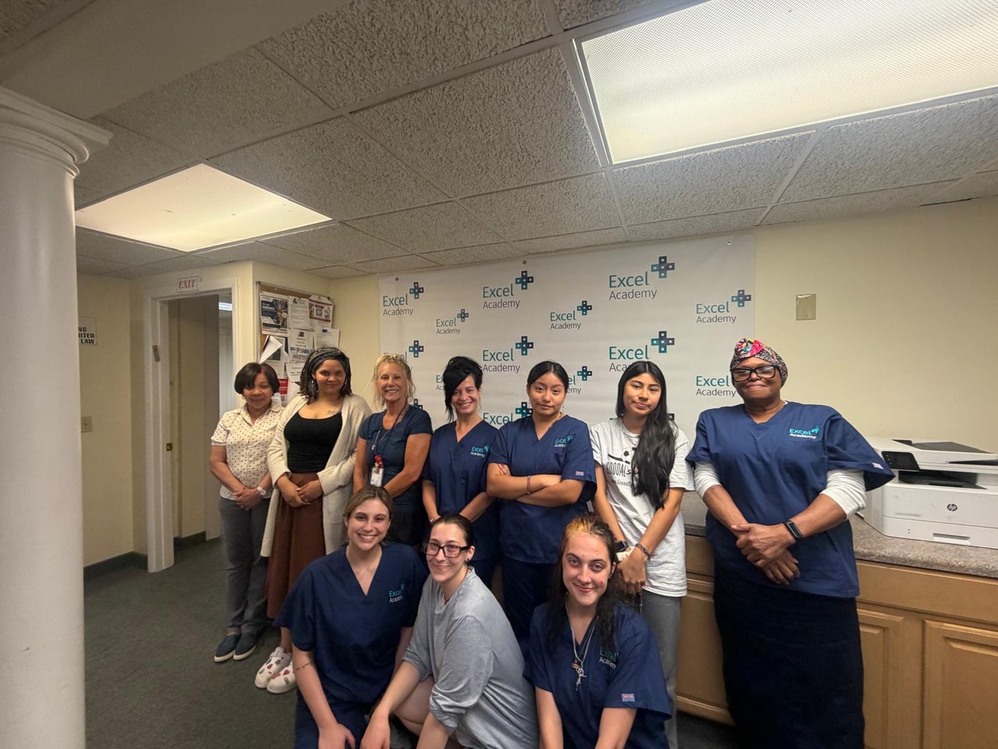Our North Haven evening class is putting in the work!⠀
⠀
Instructor Liz Fratini guided our students through side-lying positioning and range-of-motion techniques, helping them build the skills and confidence needed for quality patient care.⠀
⠀
Repetition is key, and our students are doing an incredible job. Keep it up!⠀
⠀
#excelacademy #northhavenct #cnatraining #healthcaretraining #futurecnas