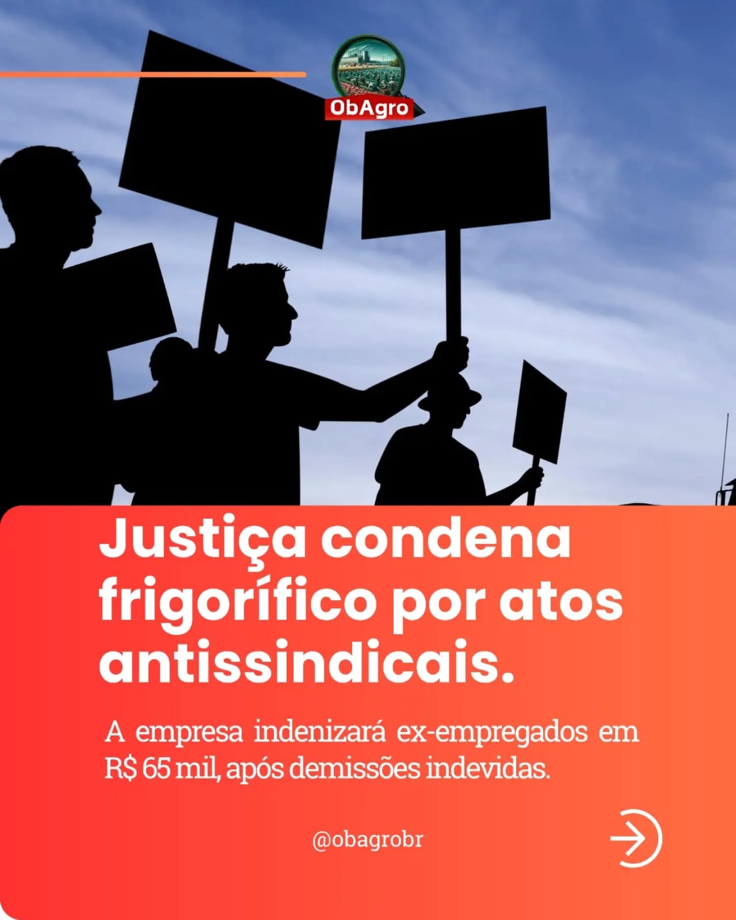 Nove trabalhadores foram demitidos por pedirem a redução de horas extras em um frigorífico da Minerva Foods em Rolim de Moura (RO). A Justiça do Trabalho já condenou a empresa por práticas antissindicais, garantindo R$ 65 mil em indenização para cada um.
Trabalhar até a exaustão não pode ser normalizado! O caso de Rolim de Moura, infelizmente, não é isolado.
Muitos trabalhadores em diversas indústrias enfrentam pressões para aceitar horas extras como parte normal de suas rotinas. Estudos mostram que jornadas prolongadas reduzem o tempo necessário para a recuperação física e mental, aumentando o risco de acidentes e doenças ocupacionais. A estrutura de trabalho deve sempre respeitar os limites que protegem a saúde dos empregados.
Além disso, a cultura de horas extras contínuas pode afetar negativamente a qualidade de vida dos trabalhadores, comprometendo seu bem-estar e reduzindo o tempo disponível para atividades pessoais e familiares. Discutir a jornada de trabalho é uma necessidade urgente para garantir não só produtividade, mas também segurança e qualidade de vida para todos.
🗣️ O que você pensa sobre horas extras? Exceção ou regra? Vamos abrir esse debate!
Fonte: Reportagem de Juliana Aguilera para a Repórter Brasil (21/07/2026)
#JustiçaParaOsTrabalhadores #MinervaFoods #SaúdeDoTrabalhador #DireitosTrabalhistas #SegurançaNoTrabalho JornadaJusta