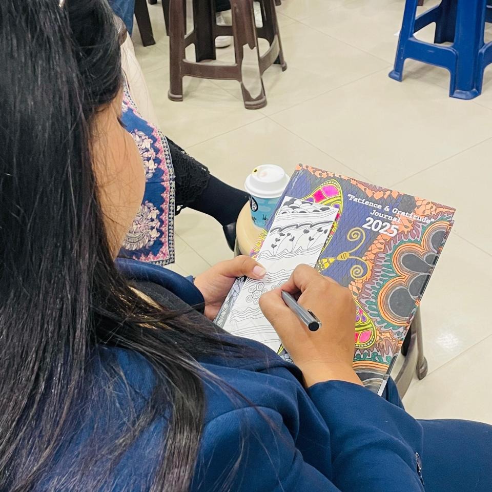 I didn’t know what I needed…..
I wasn’t stressed enough to cry.
I wasn’t relaxed enough to enjoy my evening.
I was simply…tired.
Colouring gave my mind something gentle to focus on.
That was enough.
www.beyondboxes.net