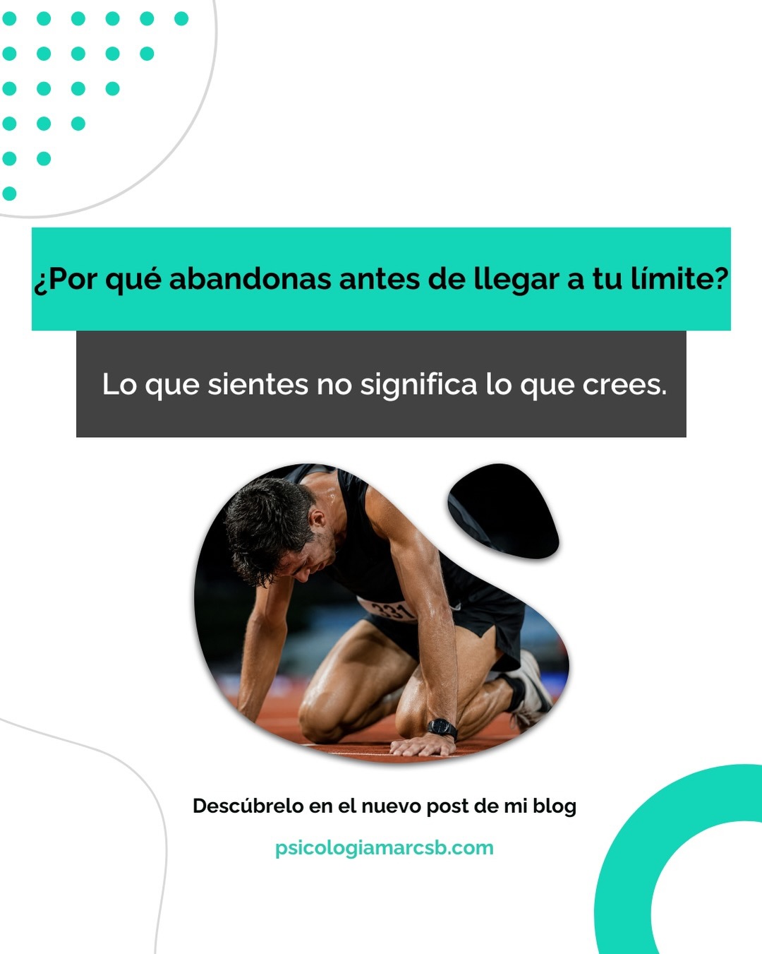 Muchos deportistas creen que abandonan porque les falta fuerza mental.
La realidad es bastante más compleja.
Nuestro organismo ha evolucionado para protegernos, no para maximizar el rendimiento deportivo. Por eso, antes de alcanzar nuestro verdadero límite, aparecen sensaciones como la fatiga, el dolor o la sensación de ahogo, cuyo objetivo es favorecer conductas que reduzcan el esfuerzo.
La pregunta no es quién siente menos fatiga.
La pregunta es: ¿cómo respondes cuando aparece?
Comprender este proceso puede cambiar por completo tu manera de entrenar.
👉 ¿Alguna vez has sentido que “no podías más” y después descubriste que todavía te quedaba mucho?
#PsicologíaDeportiva #RendimientoDeportivo #Fatiga #Entrenamiento #AltoRendimiento