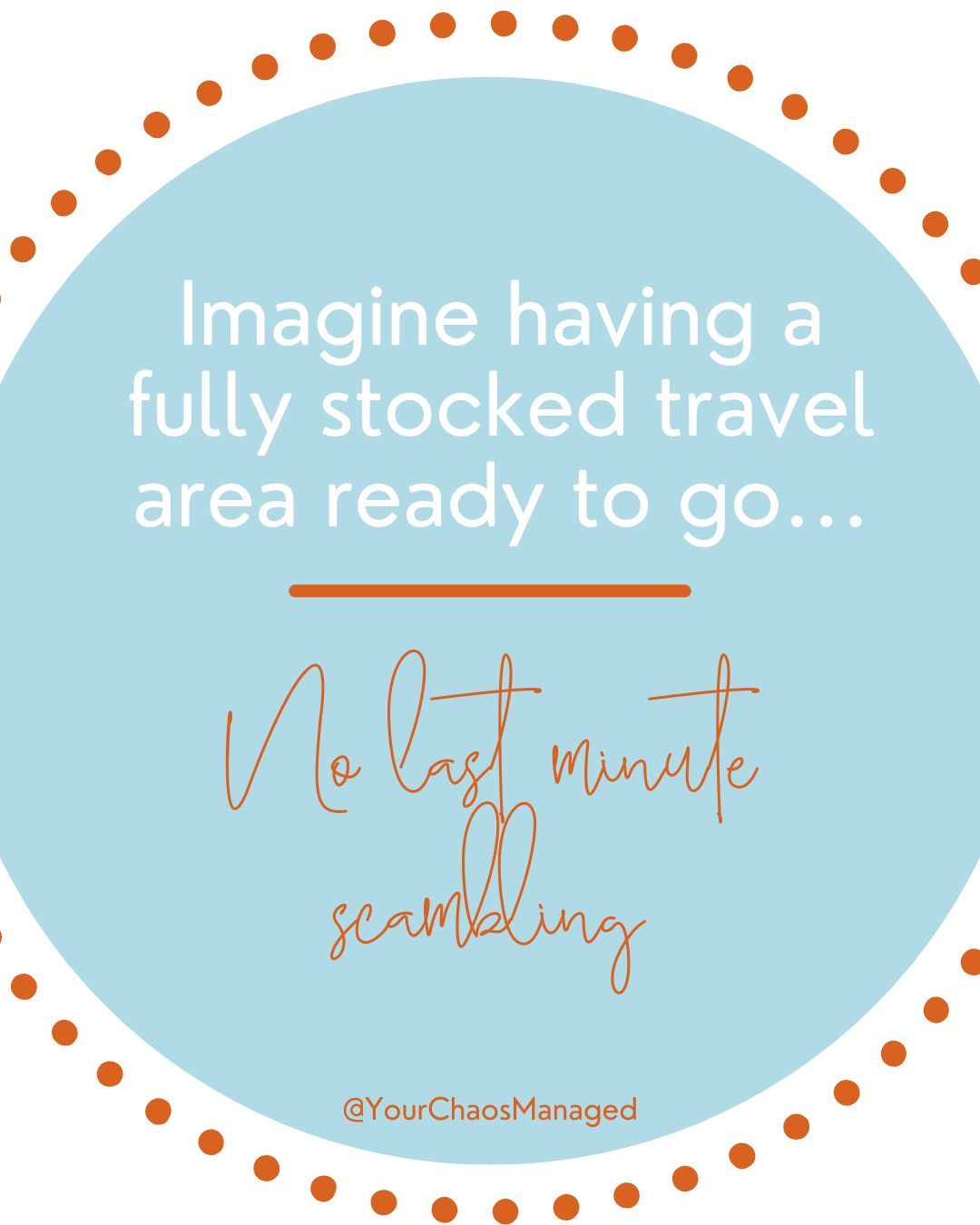 Imagine never scrambling for a charger, passport, travel-size toiletries, or that one suitcase you know you have somewhere.
A dedicated travel station can be a game changer—especially for retirees, snowbirds, and families who love to travel.
Keep all your travel essentials in one organized space:
✔ Passports & travel documents
✔ Luggage tags
✔ Chargers & adapters
✔ Travel toiletries
✔ Neck pillows & accessories
✔ Reusable packing lists
When everything has a home, packing becomes faster, travel becomes easier, and last-minute stress becomes a thing of the past.
Because vacations should start with excitement—not searching through closets and drawers.
🌎 If you could hop on a plane tomorrow, where would you go?
#YourChaosManaged #ProfessionalOrganizer #PalmCoastFL #TravelOrganization #RetirementLifestyle #EmptyNestLife #OrganizedLiving #HomeOrganization #TravelMoreStressLess #FloridaLiving #DeclutterYourLife #OrganizationTips #TravelReady #LessStressMoreLiving #PalmCoastLife