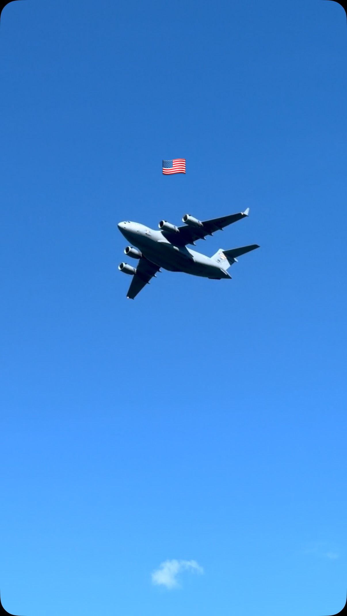 Not something you see everyday, or ever, on the banks of the Kvichak. Consider our morale improved 🫡🇺🇸 #alaskarainbowlodge #usa🇺🇸 #airforce #alaska #alaskalodge