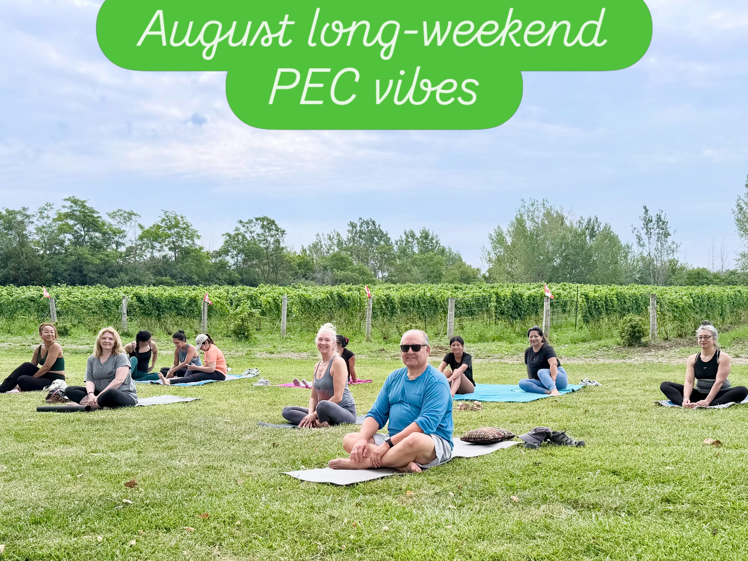 What a beautiful start to the August long weekend.
We soaked up the sunshine with outdoor yoga in the vines at Broken Stone Winery (and yes... we’re back again on August 15 if you missed this one!).
Then we switched gears and celebrated a special bride-to-be with a fun, laughter-filled bachelorette yoga class at Serendipity Yoga studio in The Armoury.
Planning a birthday, bachelorette, team event, or just looking for a unique way to gather your favourite people? Ask us about the special touches we can add to make your private class extra memorable.
Hope you’re enjoying the long weekend as much as we are.
#serendipityyoga
#yogapec
#healthymovementyourway
