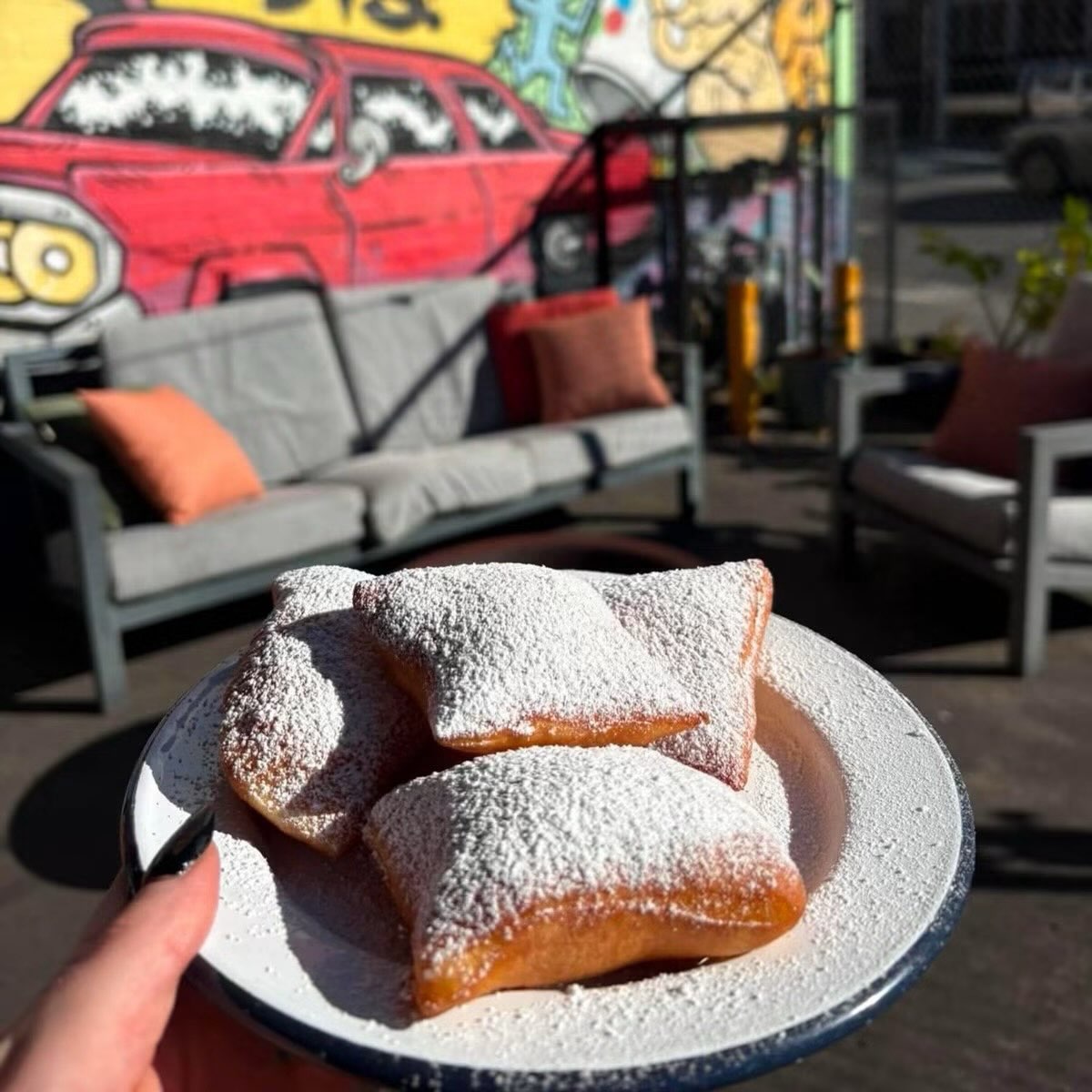 Back by popular demand!
We will be serving our made to order beignets today and tomorrow. Until sold out each day....