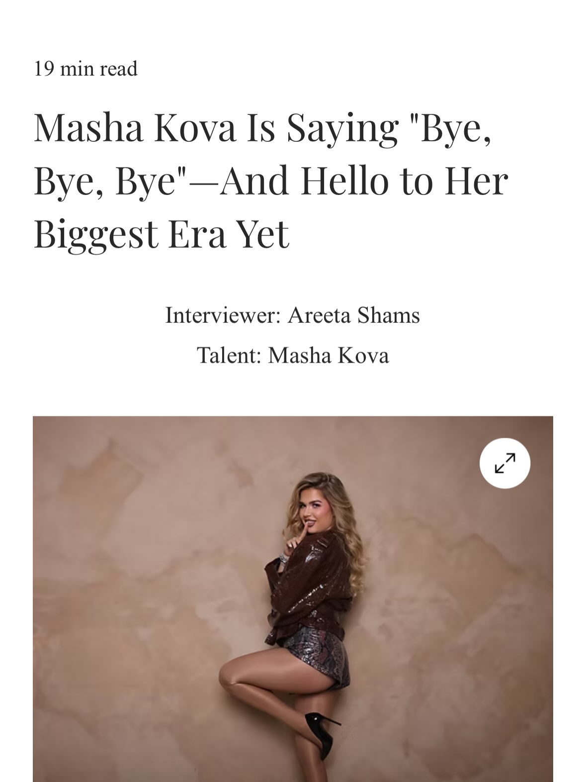 Masha Kova Lands Her First Magazine Feature in Miami Vibes Magazine as Momentum Continues to Build
The Lipstickroyalty Agency is proud to celebrate an exciting milestone for our client, Masha Kova (@iammashakova), who has officially earned her first magazine feature in the August/September issue of Miami Vibes Magazine.
The feature marks another meaningful step in Masha’s evolving career as a Miami-based pop and rnb artist, highlighting her creative journey, artistic growth, and the exciting new chapter she’s stepping into following the release of her latest music and expanding media presence.
Read the full feature here:https://www.miamivibesmag.com/post/masha-kova-is-saying-bye-bye-bye-and-hello-to-her-biggest-era-yet
A Milestone Worth Celebrating
Magazine features remain one of the most valuable forms of earned media, helping artists build credibility, strengthen their digital footprint, and introduce their story to new audiences.
For Masha, this feature represents more than a publication. It reflects months of strategic brand development, media positioning, marketing, and collaborative efforts designed to ensure that every opportunity aligns with the artist she is becoming.
Watching our clients reach milestones like this is one of the greatest rewards of what we do.
Masha Kova’s Next Era
Over the past year, Masha Kova has continued to establish herself as an emerging artist with a growing presence in both the music and lifestyle spaces.
Read More / Link in bio 🔗
Photography -
Editorial Images: @lipstickroyaltyimages
CoverArt Image : @g1photostudio
MSW: iphone
Agency -
@lipstickroyalty
Looks -
@fashionnova
Magazine -
August / September Issue
https://www.miamivibesmag.com