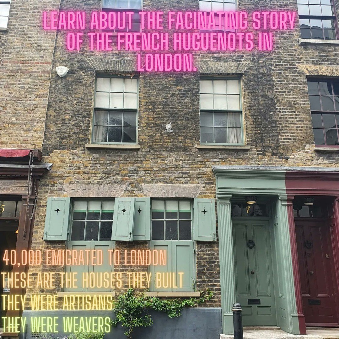 Learn about the fascinating story of the #FrenchHuguenots in London. Around 40,000 of them sought refuge in London after being expelled from France by King Louis XIV in 1680. They were skilled silk weavers, so skilled they caught the attention of Queen Victoria.
#Frenchhuguenots