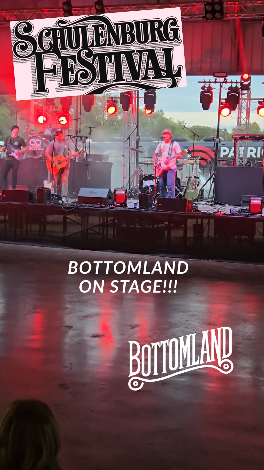 Bottomland making their National Party of Texas debut!! Come on out, the weather's great!!