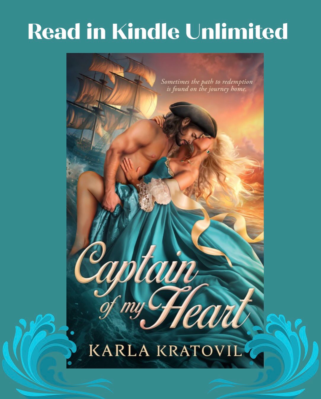 Did you know that you can read Captain of My Heart in KU?
✨Grumpy/Sunshine
✨Epistolary
✨Forbidden Fruit