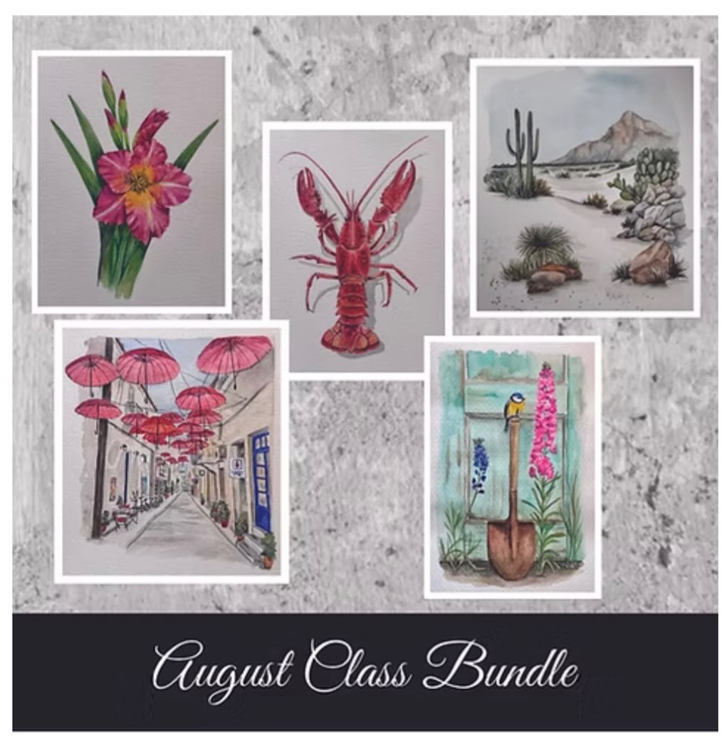 August Watercolor Zoom Classes!
Can’t wait for these!
See you on zoom!