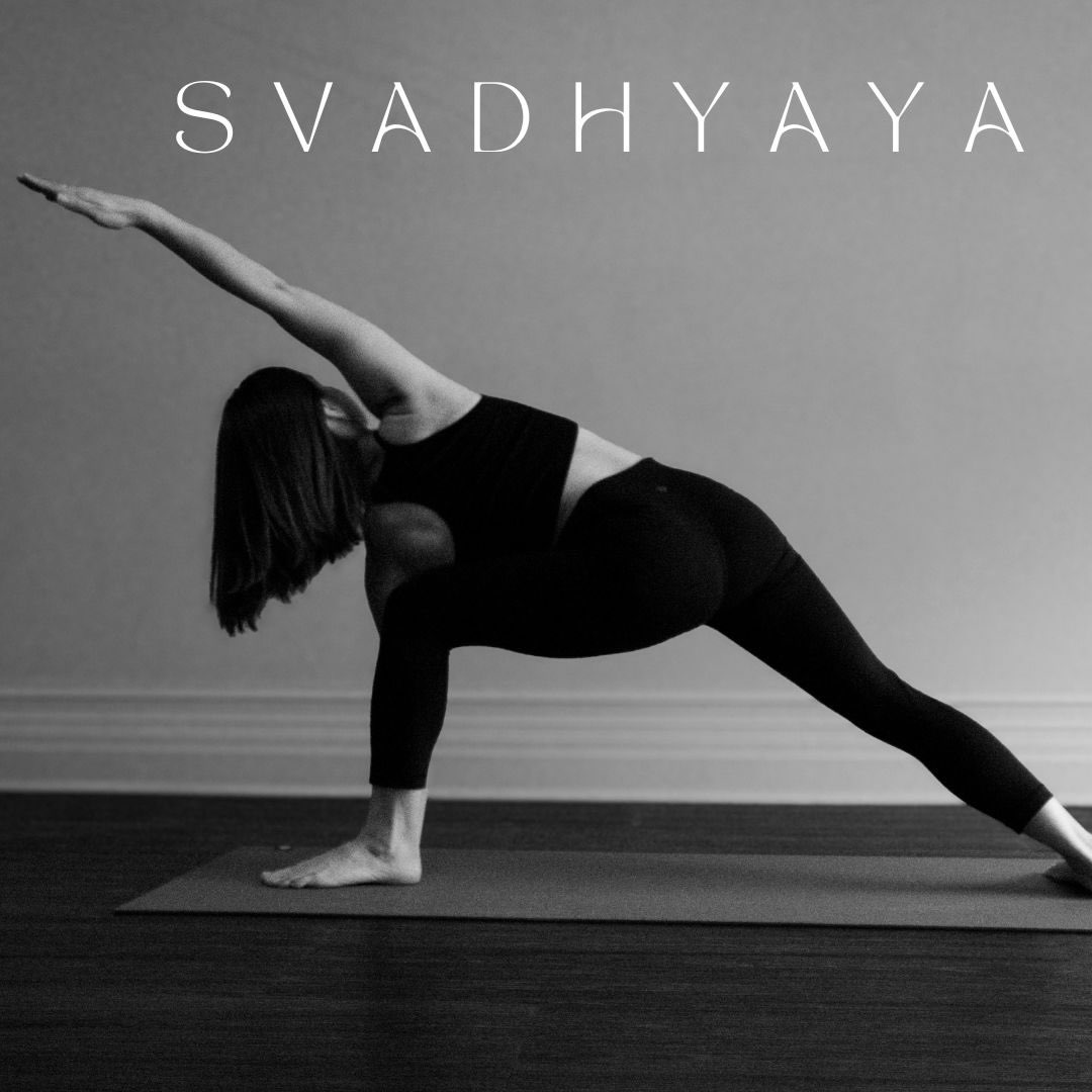 SVĀDHYĀYA (svahd-YAH-yah) 📖✨
The fourth of the 5 Niyamas in the Yoga Sutras.
Svādhyāya means Self-study, Self-reflection, and the ongoing practice of getting to know your Self with honesty and compassion. Your truest Self - the quiet awareness that exists beneath the thinking mind, roles, and ego. It invites us to observe our thoughts, habits, emotions, and patterns with curiosity rather than judgment.
In the Bhagavad Gita it is said that :
“Yoga is the journey of the Self, through the self, to the Self.” - this is really what the practice is about.
On the mat, this practice may look like:
• noticing how your body feels today without comparison
• observing your thoughts without becoming attached to them
• listening to your breath as a guide
• approaching your practice with curiosity instead of expectation - studying, learning, adapting
Off the mat, it can look like:
• reflecting on your reactions and emotional patterns
• journaling or taking time for quiet Self-inquiry
• recognizing habits that support your well-being (and those that don’t)
• studying inspiring texts and teachings as a mirror for your own inner work
• staying open to learning, growing, and evolving
Svādhyāya reminds us that the more deeply we know our Self, the more intentionally we can live. True Self-awareness isn’t about becoming someone new—it’s about remembering who you’ve been all along beneath the layers of conditioning.
How can you practice Self-study today? 📖✨
.
.
📸 @candice.ferreira
.
.
.
.
#niyamas #svadhyaya #yogaphilosophy #selfstudy #yogateaching