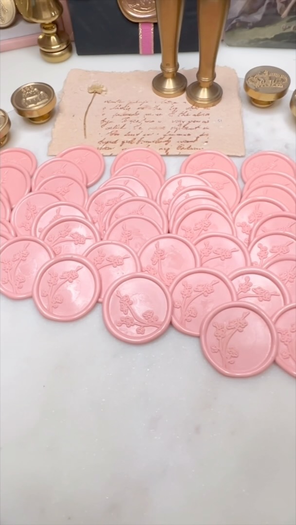 Spring Wedding details, but make them unforgettable ✨
Our Cherry Blossom wax seal in Musk is giving soft florals, romantic stationery and the prettiest spring wedding energy.
Perfect for invitations, place cards, menus and all those little details that bring your wedding day together.
A little blossom. A little blush. A whole lot of romance!
#SpringWedding #WaxSeal #CherryBlossom #WeddingStationery #waxsealstickersaustralia