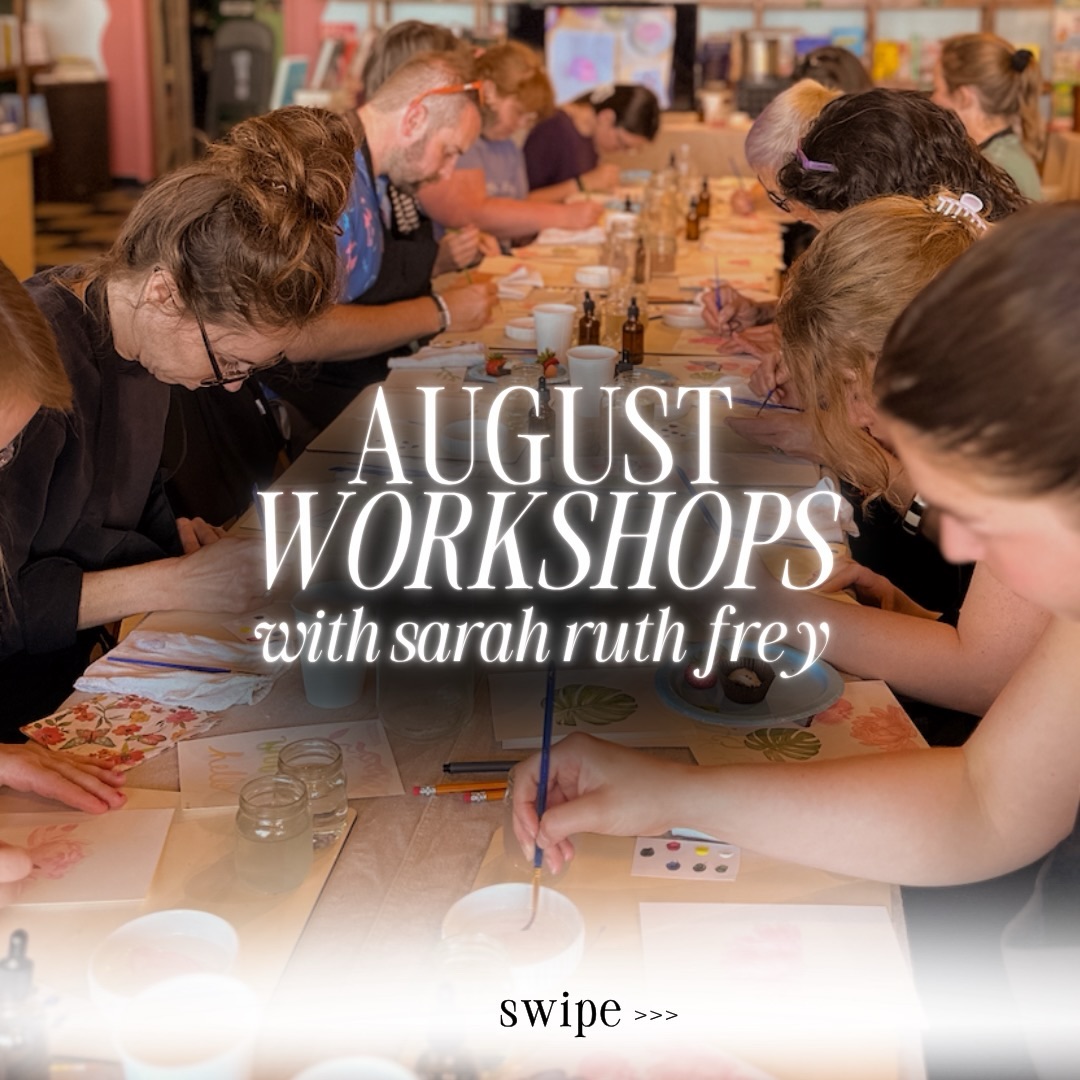 AUGUST WORKSHOP DROP IS HERE, BABES! 🎨✨
Kicking things off this week with an easy breezy meditative watercolor night at Ok Good Fine Art Space on Wednesday!
Snag your tix: sarahruthfrey.com/events
#watercolorworkshop #artskc #bookishkc #thingstodokc