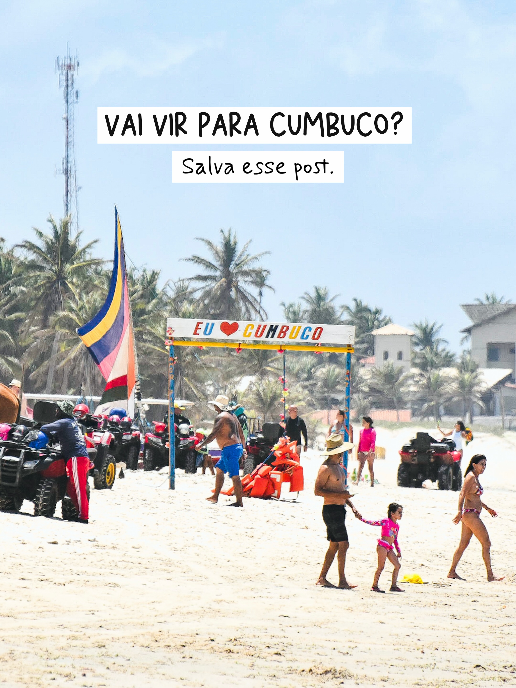 Vai viajar para Cumbuco? Salva esse post. ☀️🌴
Reunimos algumas das perguntas que mais recebemos e respondemos tudo em um só lugar.
Onde ficar?
Onde aprender Kite?
Onde aprender Wing?
Onde tomar café da manhã?
✨ E muito mais.
Agora ficou mais fácil planejar a sua viagem e aproveitar Cumbuco da melhor forma.
📲 Conhece alguém que está planejando vir para Cumbuco? Compartilha esse post.