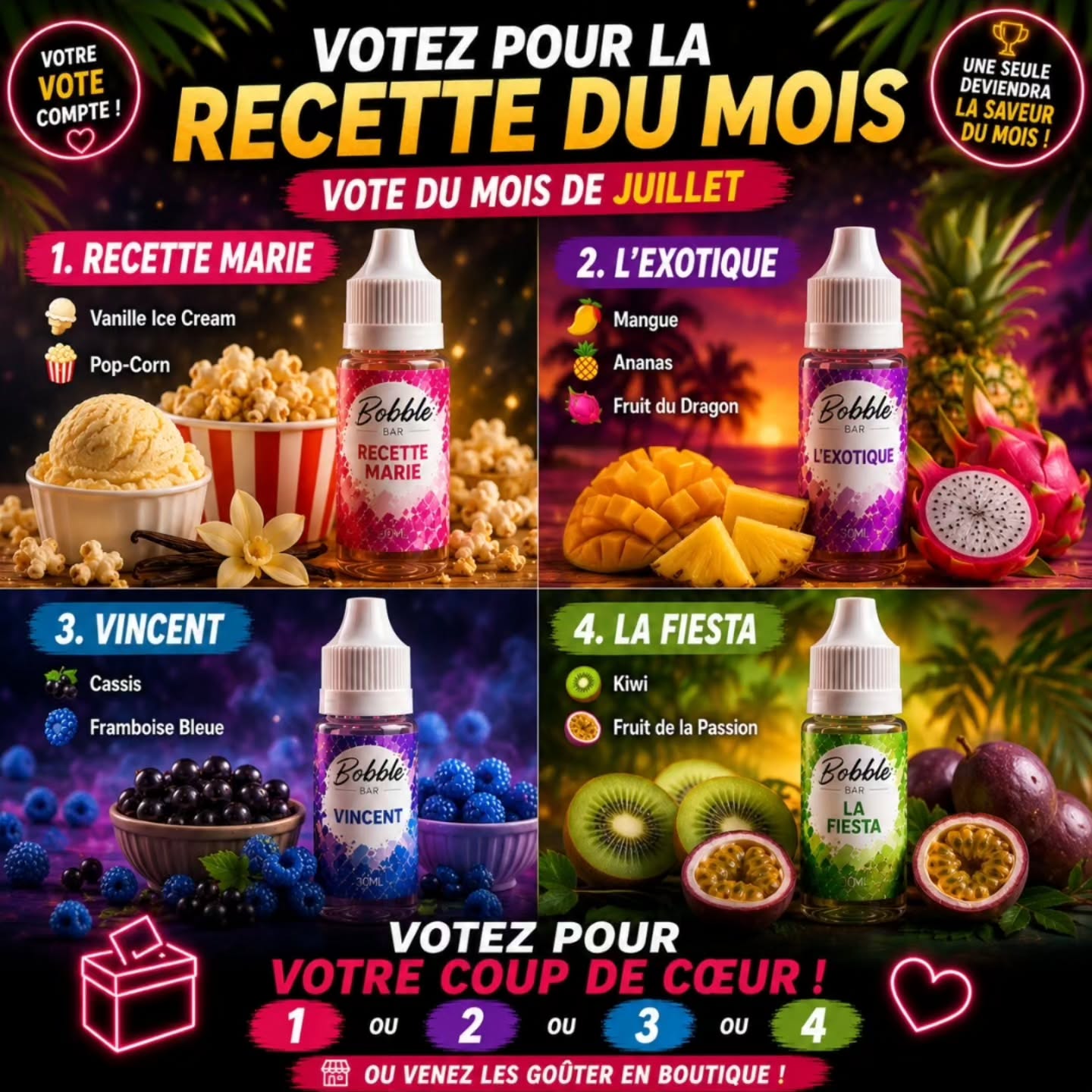 Le concours du mois d août