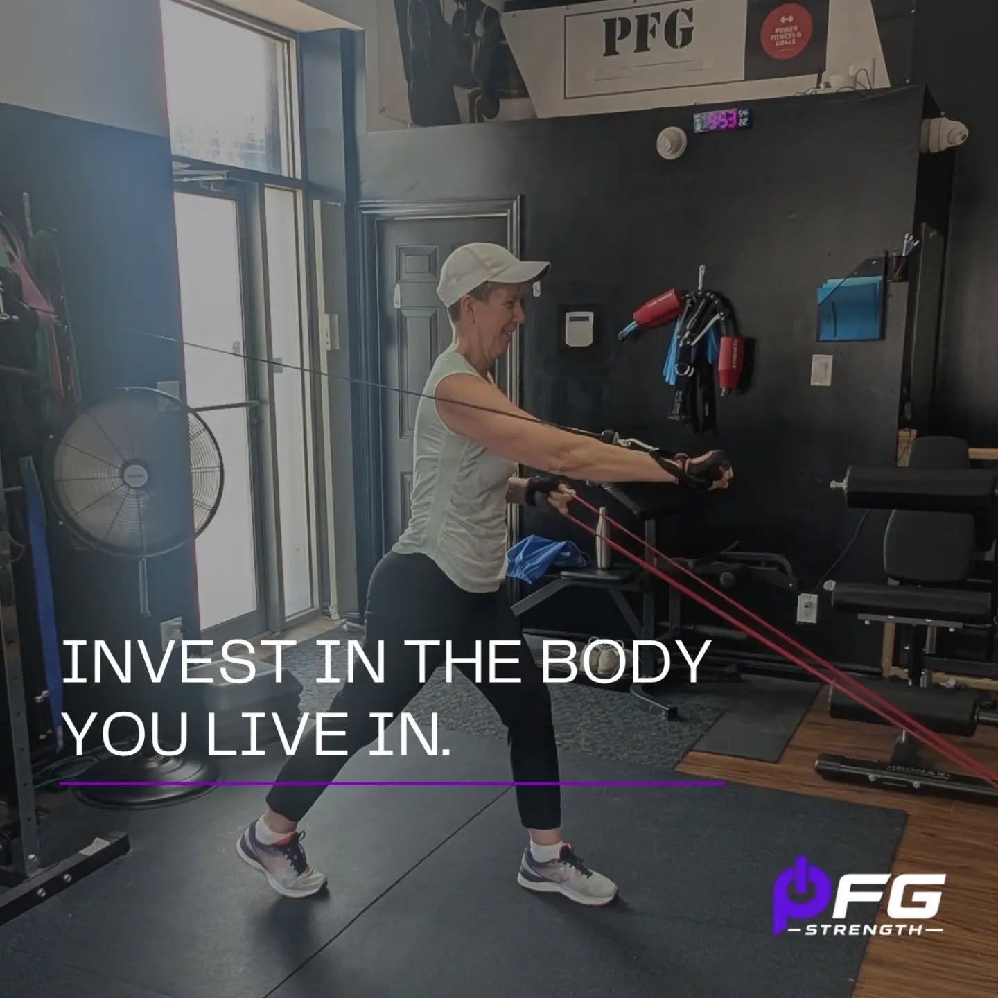 INVEST IN THE BODY YOU LIVE IN.
Strength isn't just about lifting heavier. It's about moving with confidence, staying independent, and feeling capable every day.
Train for the life you want to live—not just the workout you're doing today.
📍PFG Strength
.
.
.
#PFGStrength #StrengthTraining #MoveBetter #HealthyAging #InvestInYourBody
