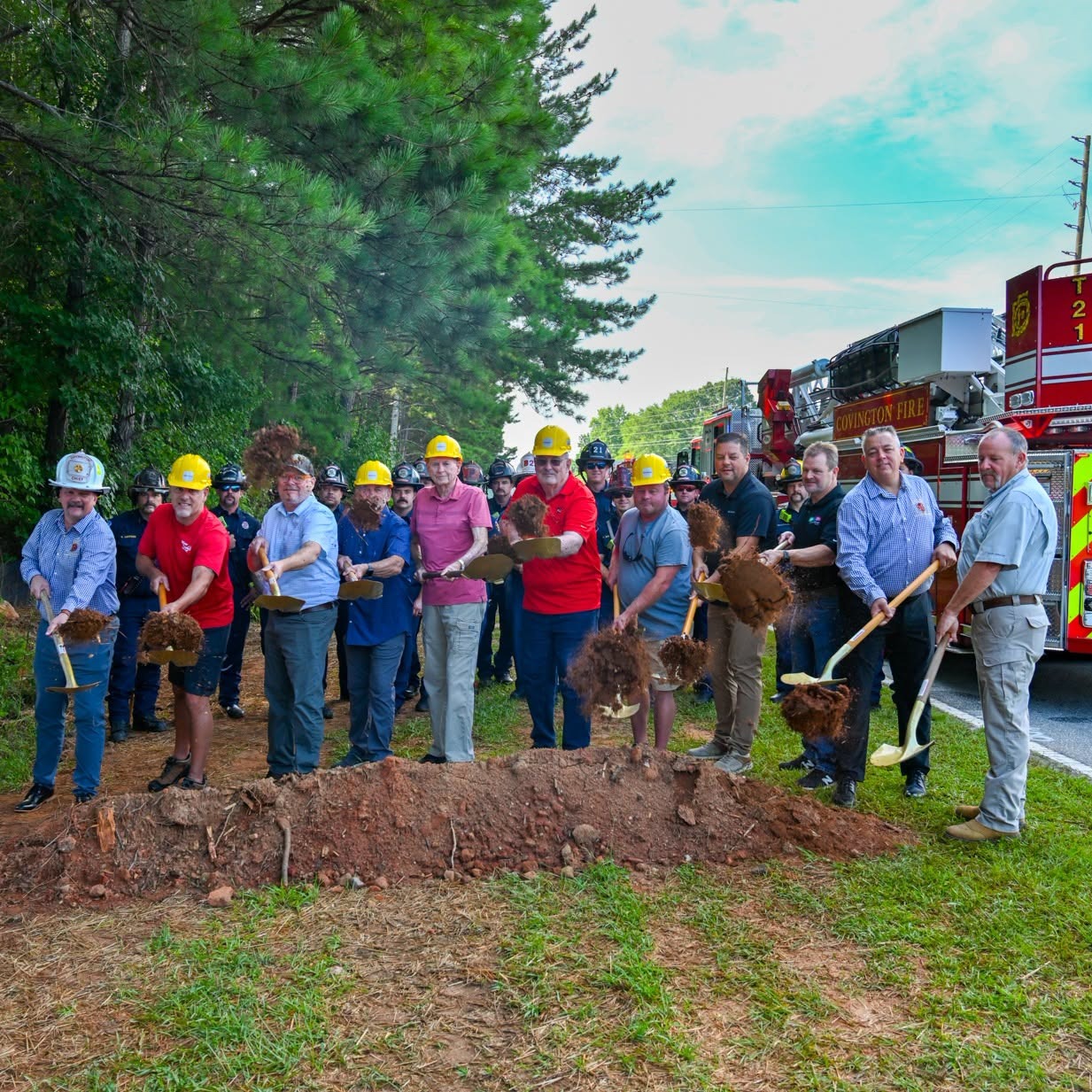Some days become part of a department's history.
Today was one of those days.
This morning, we gathered to officially break ground on the future home of Fire Station 23. While it may look like the start of a construction project, it represents so much more. It represents a promise to continue serving the City of Covington with excellence, a commitment to the future, and another step toward strengthening the safety of our community.
We are incredibly grateful to everyone who took time out of their day to celebrate this milestone with us. Thank you to our city leaders, community partners, neighboring public safety agencies, project team, and families who came to show their support. Your presence made this day even more meaningful.
A special thank you goes to the retirees who joined us today. Seeing those who helped shape this department return to celebrate this new beginning was something we won't soon forget. Your years of dedication built the foundation that allows us to continue moving forward, and it was an honor to share this moment with you.
Today wasn't just about turning dirt. It was about honoring where we've been, celebrating where we are, and looking ahead to where we're going. Fire Station 23 will one day open its doors to serve this community, but its story began today, with the people who believe in what this department stands for.
From the bottom of our hearts, thank you for being part of this historic day. We can't wait to bring you along as Fire Station 23 takes shape.
The future starts now.