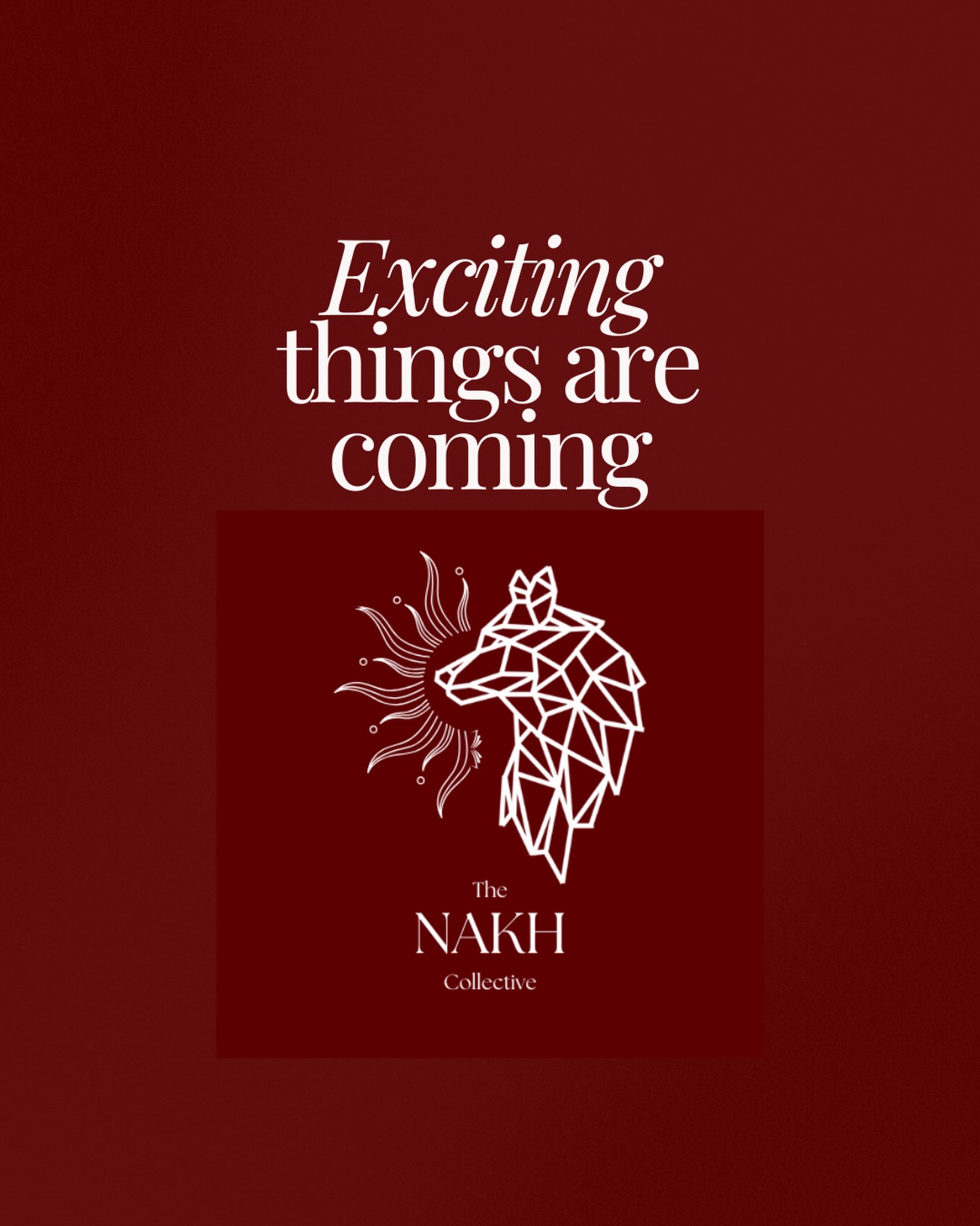 Every now and then, you have to make room for what’s coming.
That’s all we’ll say... for now.