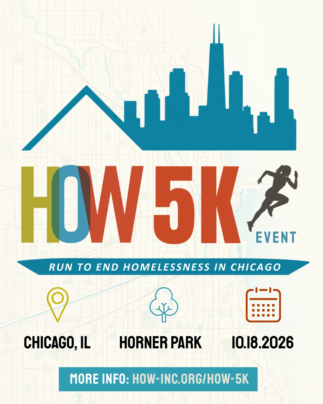 Mark your calendars: the HOW 5K is returning Oct. 18 to Horner Park!
Housing is a human right. This fall, we're lacing up to prove it. Every step you take helps keep our neighbors housed across Chicago.
As federal funding for homelessness programs grows more uncertain, community support matters more than ever. Your registration directly funds:
🏡 Permanent housing
🤝 Case management
💼 Employment services
🩺 Health care support
👨👩👧 Family & youth services
Plus, the event doesn't stop at the finish line. Stick around for a post-race slice and good conversation with your community at Irving Park Pizza & Patio.
Sign up, run for a great cause, and help us raise support to end homelessness across our wonderful city.
For more information, visit:
how-inc.org/how-5k
(LINK IN BIO).