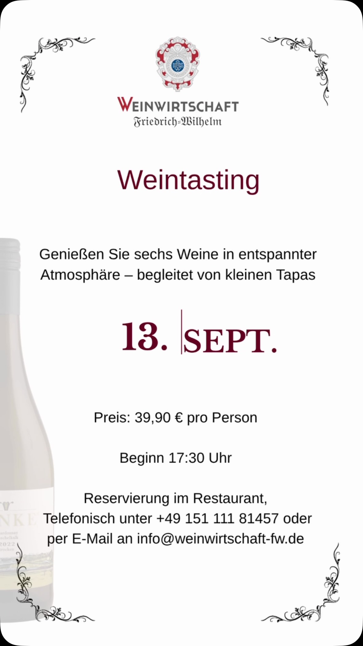 Weintasting #weinwirtschafttrier #trier #deartrier