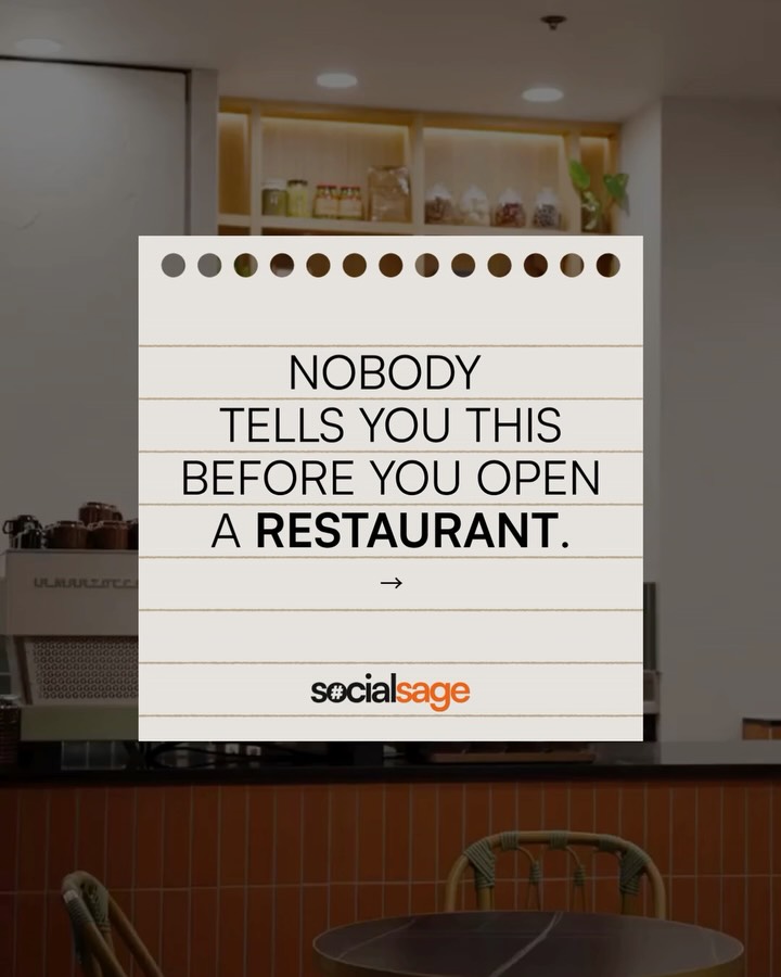 Opening a restaurant is exciting.
But there are a few things no one really tells you until you’re in it.
We’ve worked with enough hospitality brands to see the same patterns over and over again.
So if you’re planning to open a restaurant or you’ve just opened one, these are a few things we’d want you to know.
Hopefully, they save you a few headaches along the way.
Save this for when you need it.
#socialmediamarketing #marketingstrategy #hospitalitybranding #resturantmarketing #hospitality