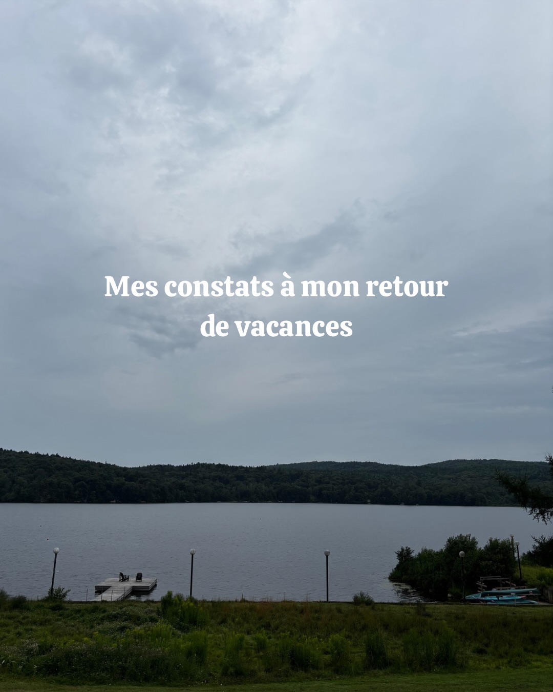 De retour de vacances aujourd’hui. Mes batteries sont bien rechargées. 🙂🔋
Être entrepreneure vient avec énormément de charge mentale, en plus de la charge mentale familiale. À l’approche des 3 ans de ma pratique privée, j’apprends à jongler avec tout ça, à trouver un équilibre. Dans les dernières semaines, je me rends compte que j’avais dépassé un peu ma limite.
Je reprends donc aujourd’hui le travail la tête légère et le mindset positif.
⭐️Suivez-moi en stories et en publications pour savoir ce qui s’en vient dans les prochaines semaines.
⭐️Ajoutez-moi à vos favoris pour ne rien manquer.
Bon mois d’août à tous !