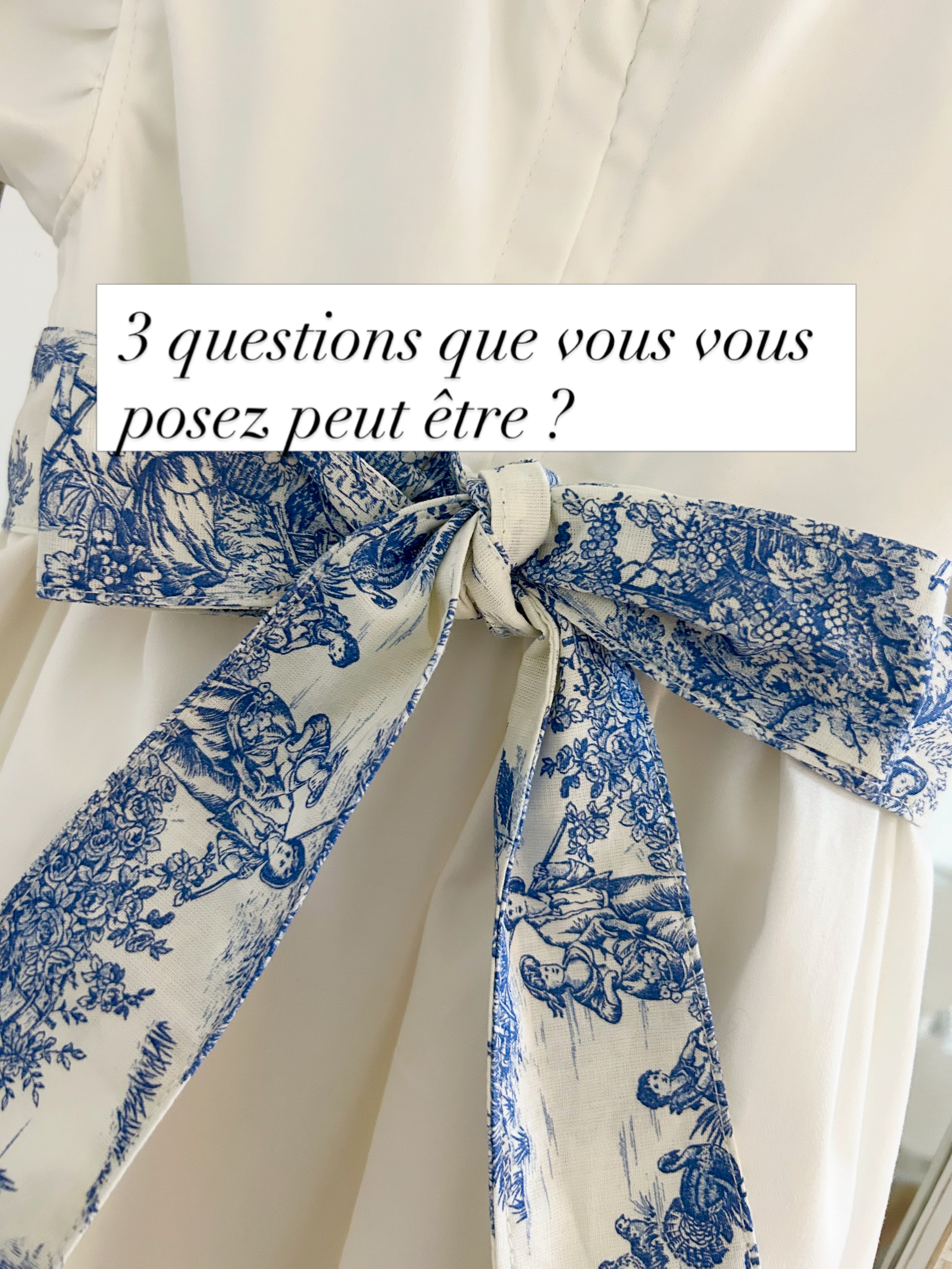 On me pose souvent les mêmes questions sur mes créations, alors j’ai regroupé quelques réponses ici.
J’espère que cela pourra aussi aider les personnes qui se posaient les mêmes questions…
Et si vous n’avez pas trouvé réponse à votre question, vous pouvez me la poser en commentaire 😉
.
.
.
#creatricefrançaise #creationsartisanales #couturefrançaise #provencealpescôtedazur