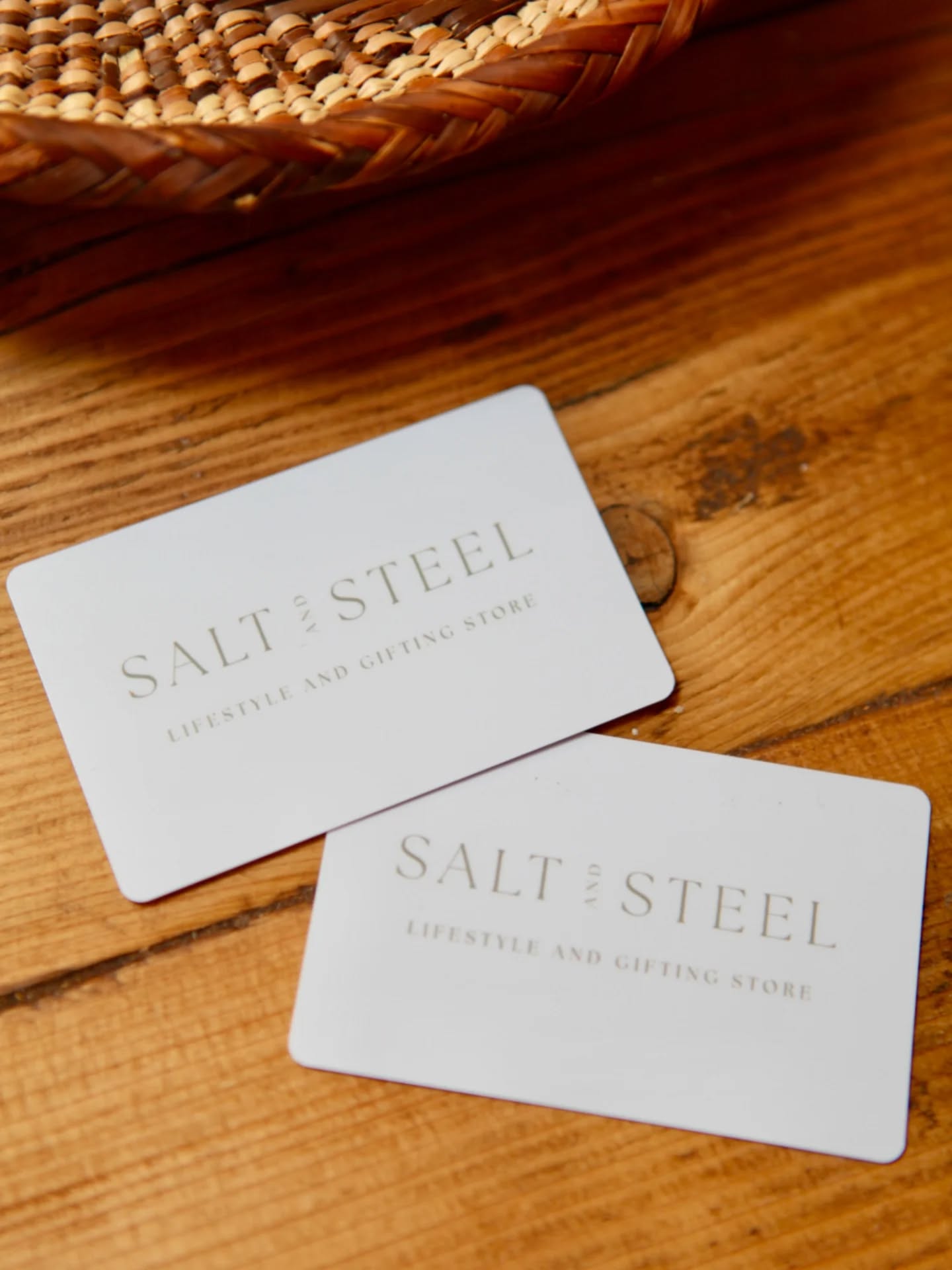 Gift Cards now available.
Want to give that perfect gift but not sure what to choose? Our Salt and Steel gift cards are the perfect option as they have no expiry date and you can choose any amount to suit your budget from £20. Available in-store now.
Visit Salt and Steel, an independent lifestyle and gifting store located at Elkstone Studios in Gloucestershire, in the heart of the Cotswolds.
#giftcards #giftvouchers #cotswoldgifting #gifting