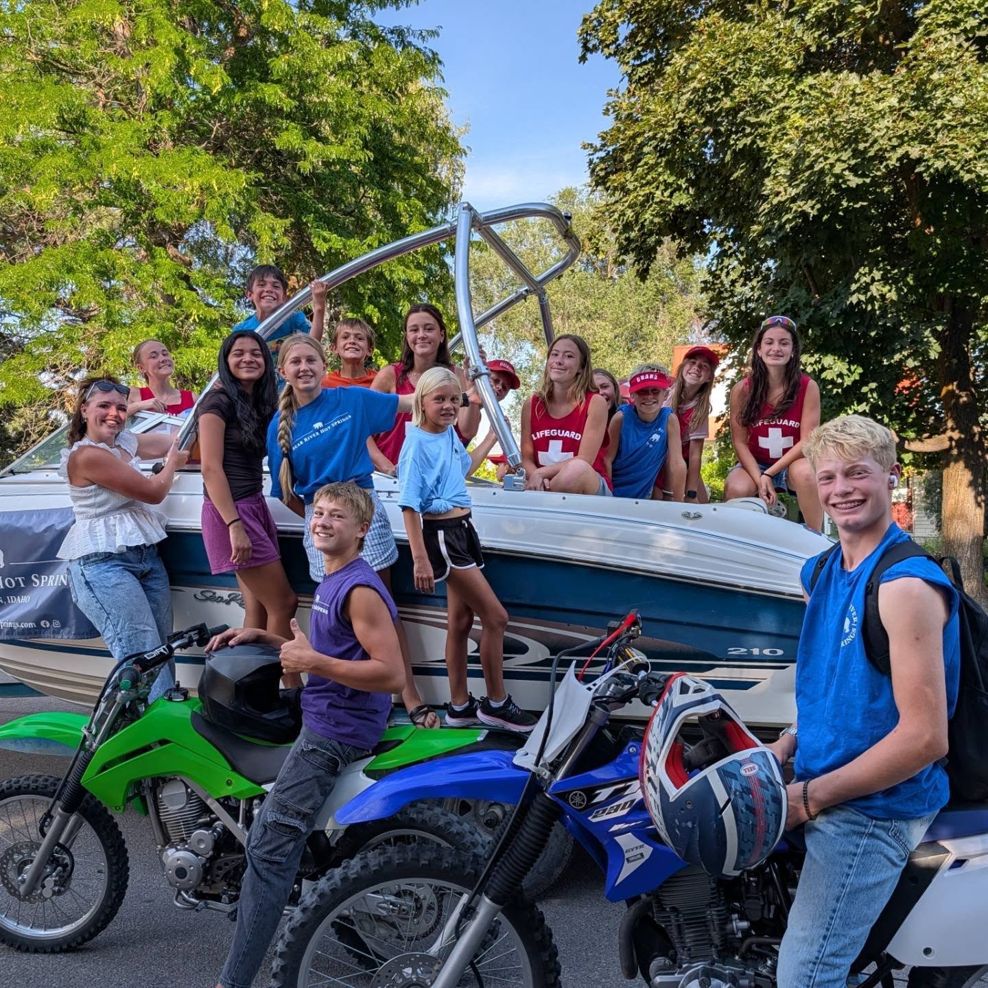 Bear River Hot Springs float! Preston rodeo!