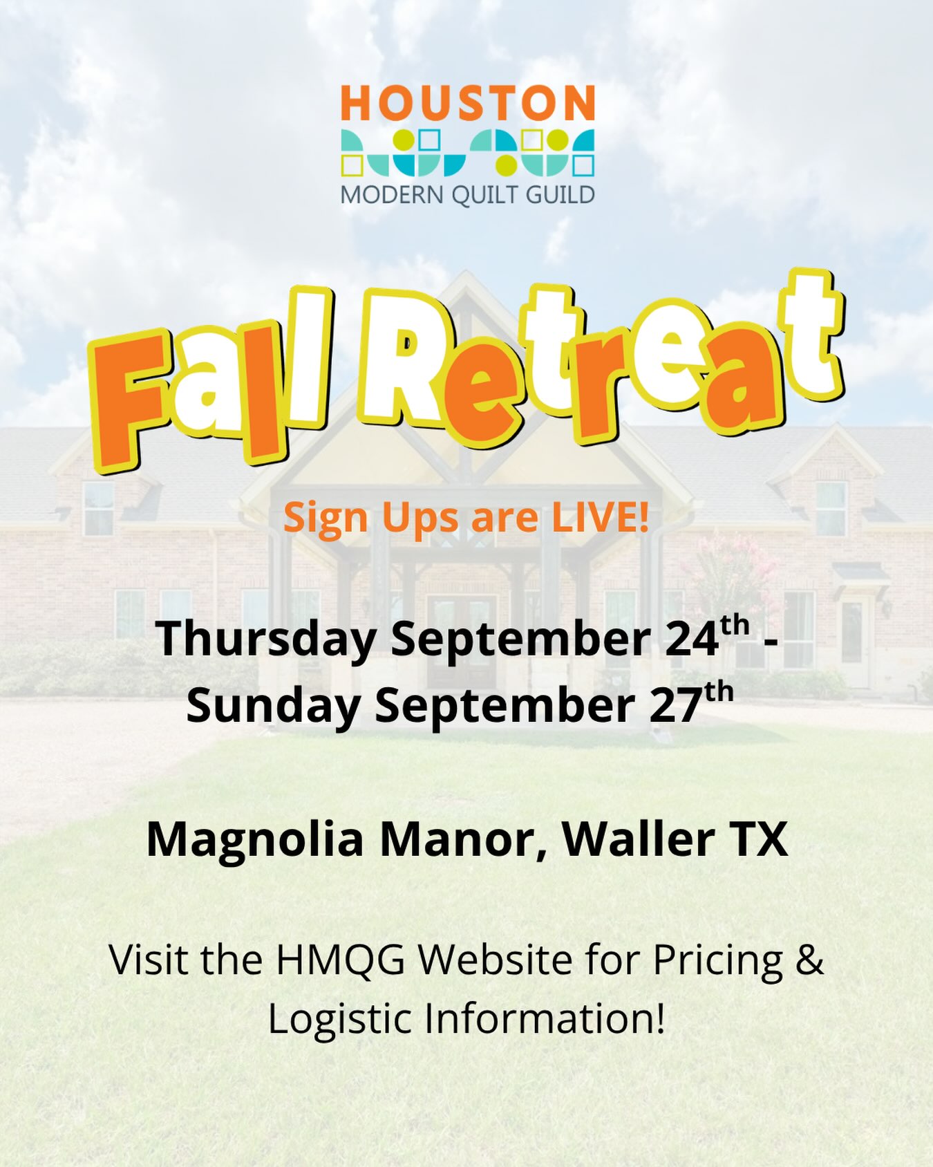 Fall Retreat Sign-Ups are Live! Check our website for more information 🍁🍂