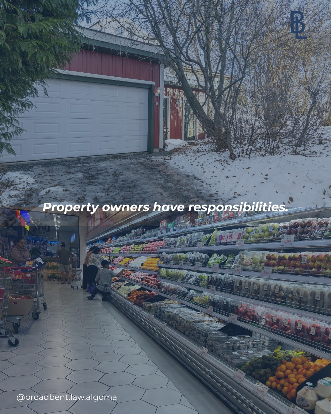Whether it's a business, landlord, municipality, or homeowner, those responsible for maintaining a property have a legal duty to take reasonable steps to keep visitors safe.
Unsafe conditions can lead to otherwise preventable injuries.
If you've been hurt because of poor maintenance, it's worth learning about your legal rights. Contact Broadbent Law today for a free consultation to learn how we can help.