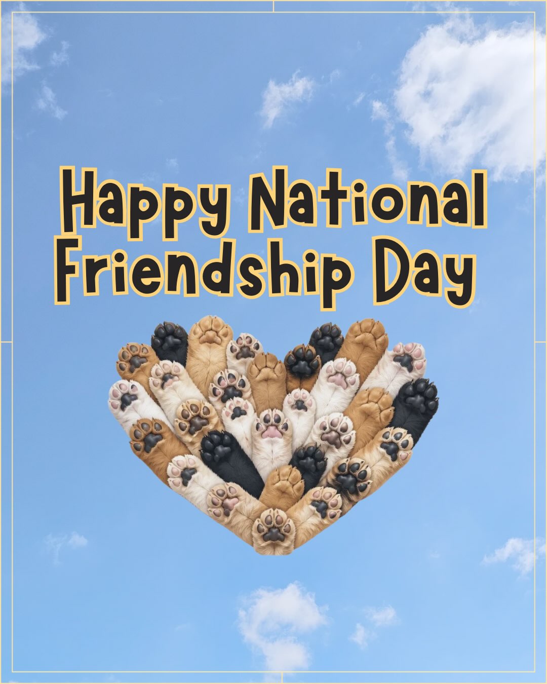 Happy National Friendship Day from your friends at Mile High Lab Mission!🩵
Join us in celebrating the friendships that save us… one rescued paw at a time.🐾
➡️ Swipe to see some fun things you can do with your furry friends today to make it extra special!