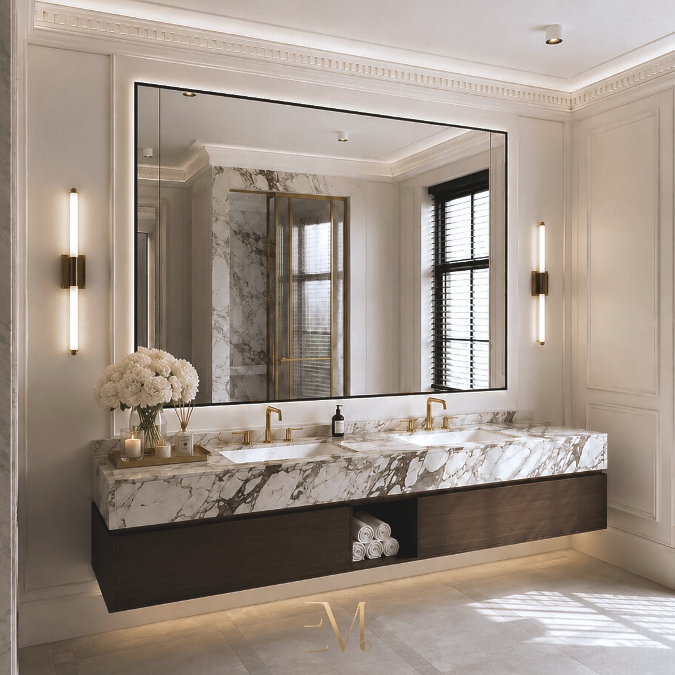 Beauty isn’t created by what we add.
It’s revealed by what we choose to leave out.
Project #VolanteNoir #switzerland
Timeless interiors rarely ask for attention. They earn it through proportion, light and materials that feel as natural years from now as they do today.
Luxury is quiet. So is confidence.
What detail makes a space timeless to you?
⸻
Zeitlose Räume beeindrucken nicht durch Lautstärke, sondern durch Proportionen, Licht und Materialien, die auch nach vielen Jahren selbstverständlich wirken.
—
@emdotstudio
Architecture-led Interior Architecture | Architectural Design | Cross-border Turnkey Delivery
#EMdotStudio #LuxuryBathroom #TimelessDesign