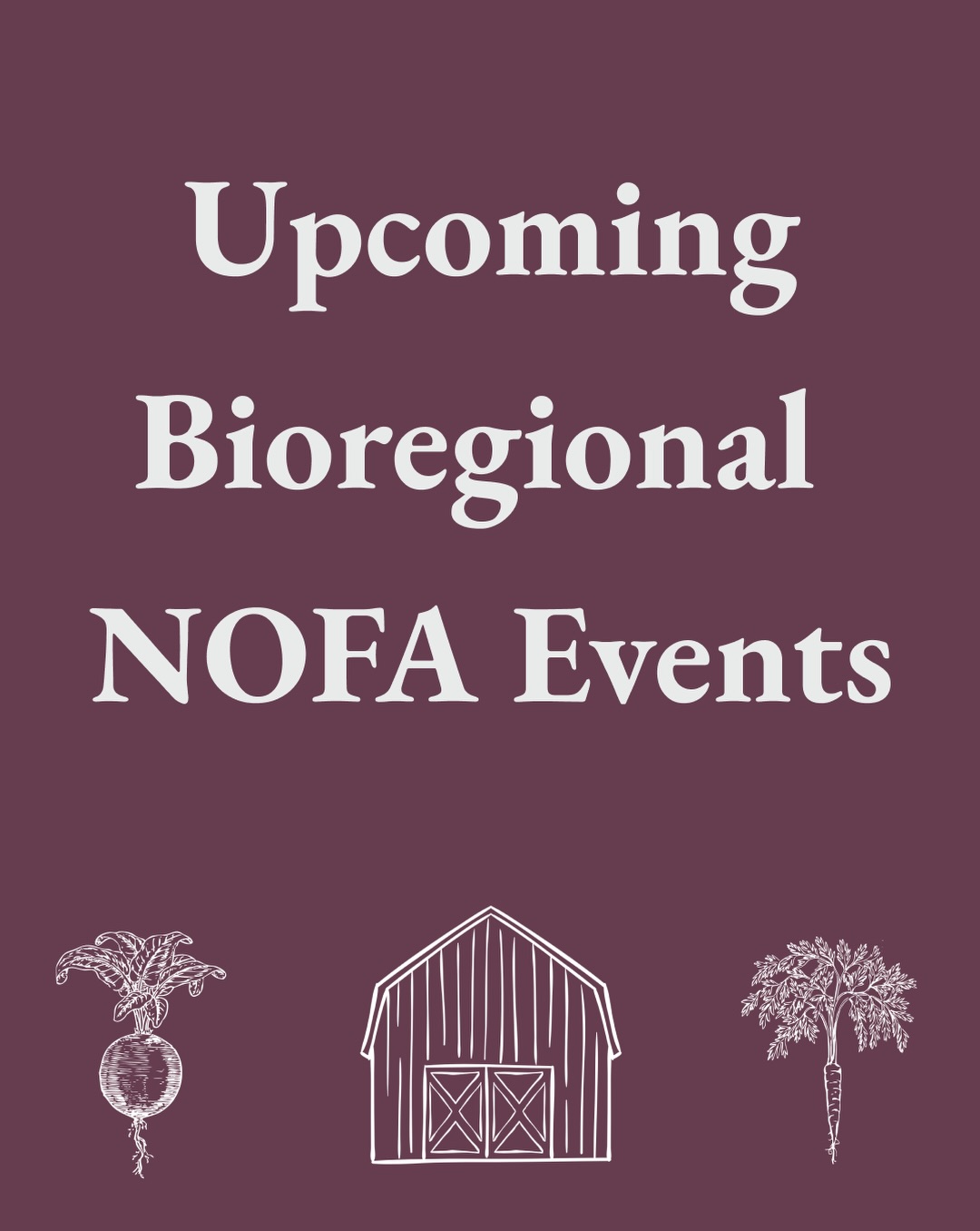 Over the next 10 days, 6 NOFA state chapter around ther northeast bioregion are coming together for farm tours, workshops, support hours, and more!
Come grow with us🌻
.
.
.
#farming #organicfarming #nofa #northeast #regenerativefarming