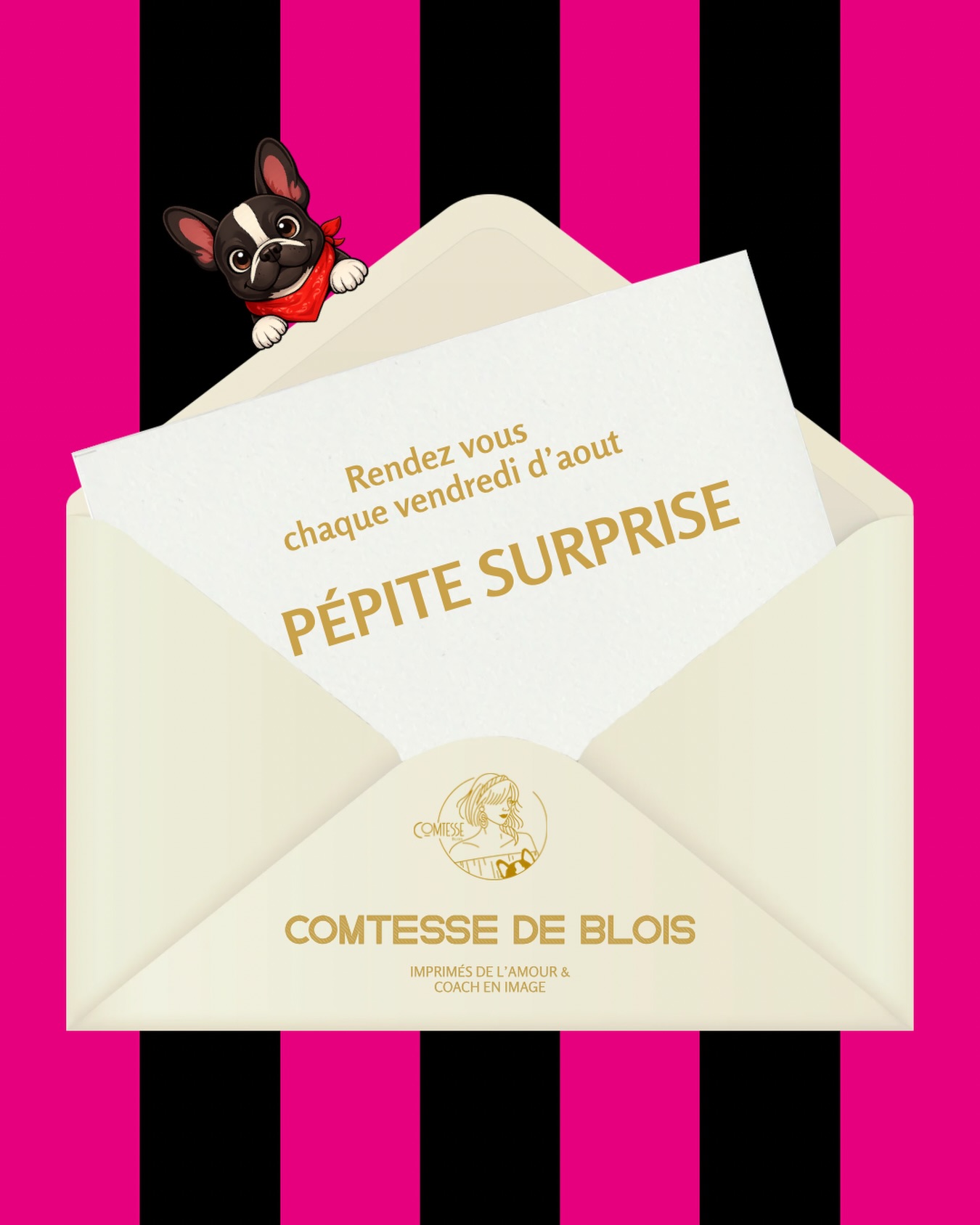 📬 Une enveloppe… et peut-être votre prochaine pépite. ✨
Pendant mes 3 semaines de congés, je ne vous abandonne pas. 🤭
Au contraire…
💖 Chaque vendredi d’août, une nouvelle Vente Flash vous attendra.
👖 Épisode 1…
👗 Épisode 2…
✨ Épisode 3…
Je ne vous en dis pas plus… 🤫
En revanche, si vous voulez être certaine de ne rien manquer, il y a une chose à faire dès maintenant :
📩 Inscrivez-vous à la newsletter Comtesse de Blois.
Vous recevrez directement toutes les informations sur les Ventes Flash et les pépites du moment, sans risquer de passer à côté de votre coup de cœur. 🔥
👉 Le lien est en bio.
Et dites-moi en commentaire…👇
Vous aimez les surprises… ou vous préférez tout savoir à l’avance ? 😄
#ComtesseDeBlois #VenteFlash #modefemme #ShoppingEnLigne #newslettermode