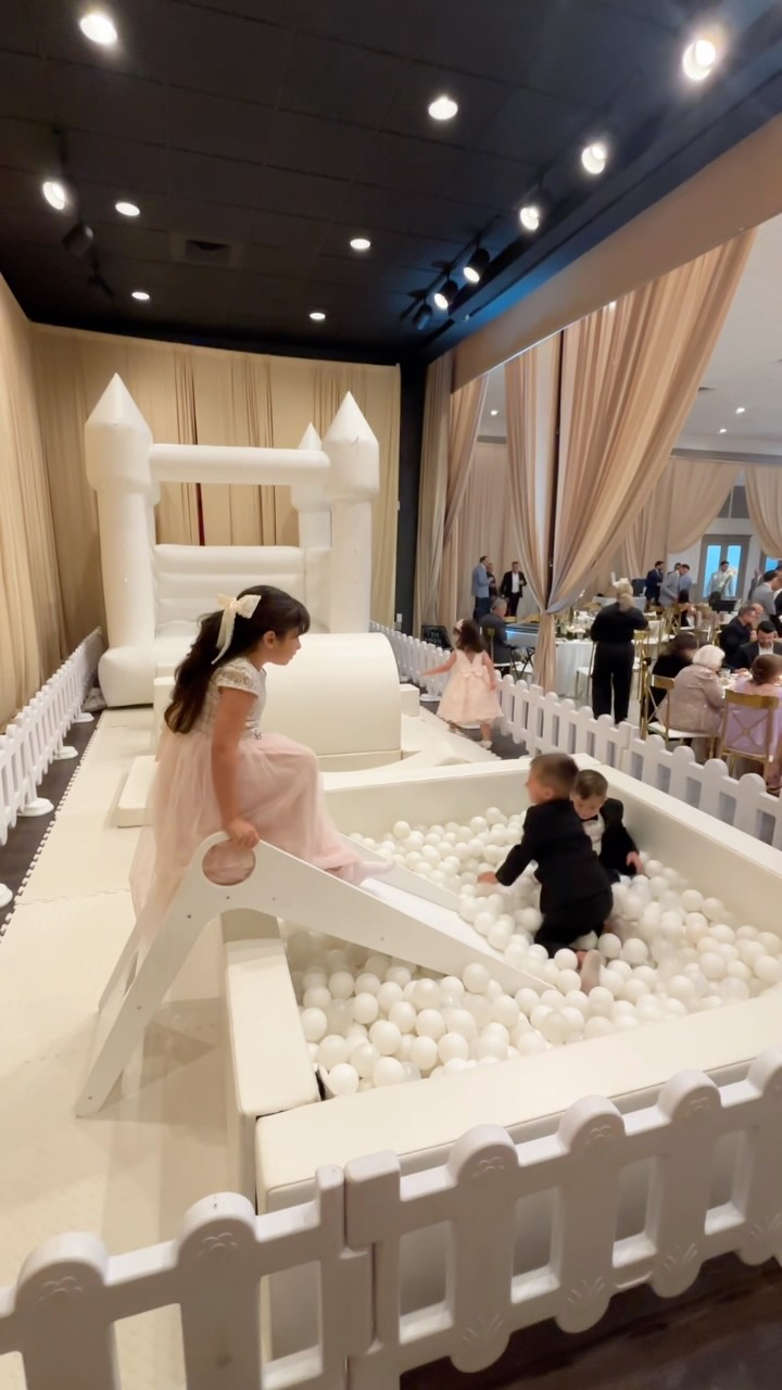 Wait…let me wipe my camera! ✨ Much better!
This wedding was extra special because the bride made sure the little guests had a space of their own to play. Instead of draping the stage as a backdrop, she had it designed to create the perfect setting for our play gym—and the result was absolutely stunning.
It’s details like these that make an event both beautiful and family-friendly.
Congratulations, Beta & Maher! 🤍 Wishing you a lifetime of love and happiness!
#michiganwedding #softplaydetroit #michiganmom #metrodetroitmom #kidspartyplanner
Venue @st._paul_albanian_cc
Planning @skyeeventcoordinating
@st._paul_albanian_cc
@zakstudios
@arnolds_cakes @humam_mansour
@dj_nickolas20
@prestigebros_
@njforevents
@rk_photobooth @vintageluxuryrentals
@oud.majed
@totcercise
@betaapashh
@marksiba
@skyeeventcoordinating