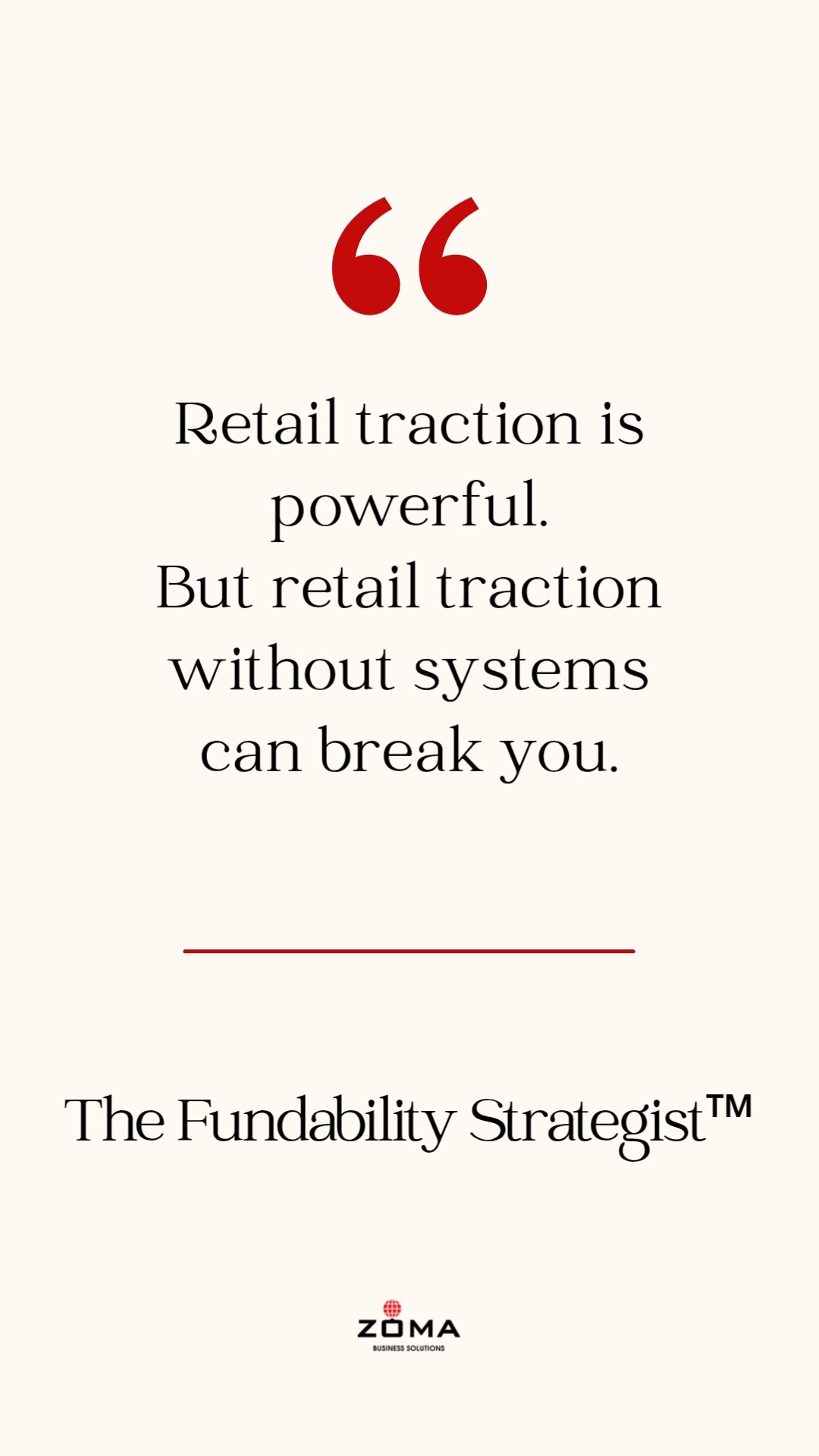 Retail traction is powerful.
But without systems, it can break you.
That’s the core lesson in "Part 1: Why The Doux Was Fundable Before the Funding".
Because here's the thing:
Attention is one thing.
Structure is what holds it.
The Doux wasn’t fundable because it "looked good".
They were fundable because they had proof:
Real customers.
Retail traction.
Clear demand.
Brand discipline.
Strong partnerships.
Operational structure.
A business model investors could trust.
This is where many founders miss the strategy.
They want the shelves, the deals, the investors, the opportunity…
but not the backend to sustain it.
And here’s another truth:
Opportunity can elevate you.
But a weak structure can break you.
That’s why this 2-part series matters.
Part 1 shows how The Doux became fundable before funding.
And Part 2 breaks down what fundability actually requires-pricing, revenue clarity, systems, records, cash flow, and support.
Because brilliance starts the business.
But structure makes it fundable.
🎥 Watch - Part 1: "Why The Doux Was Fundable Before the Funding" on My YouTube Channel.
https://youtu.be/-QHh57uzSTA?si=siWNvvUAlWoPUlkX
Then ask yourself:
If opportunity came tomorrow… could my business handle it?
#fundability
#thedoux
#womeninbusiness #blackwomenentrepreneurs