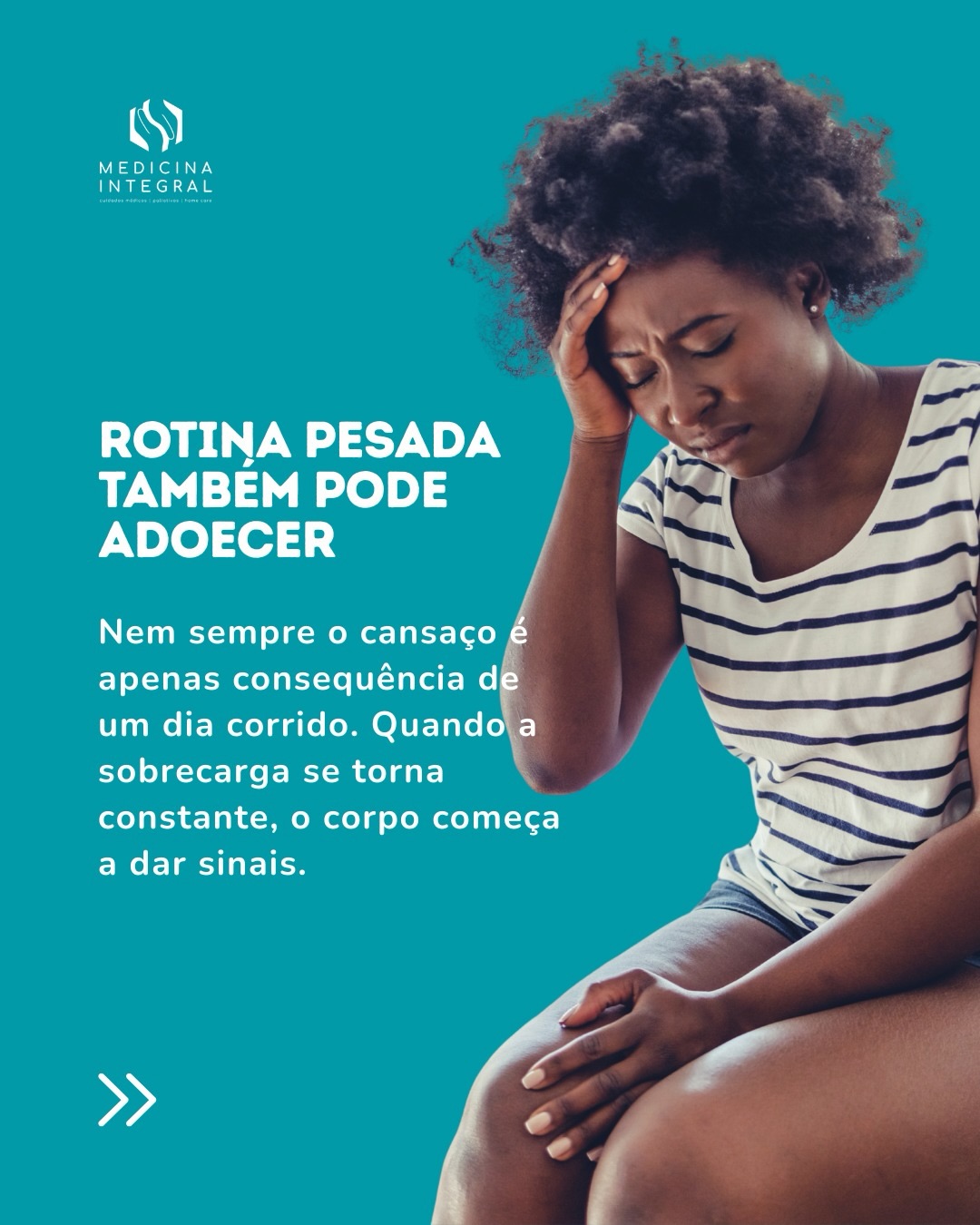 A rotina acelerada faz parte da realidade de muitas pessoas. Mas quando o excesso de compromissos se torna constante, a saúde pode ser uma das primeiras a sentir os impactos.
Cansaço frequente, estresse, dificuldade para dormir, dores e falta de disposição não devem ser encarados como algo “normal” apenas porque a agenda está cheia.
Cuidar da saúde também significa reconhecer os limites do corpo e incluir pequenos momentos de autocuidado na rotina. Esses hábitos ajudam a preservar o bem-estar hoje e no futuro.
Seu corpo dá sinais. Ouça-os. 💙